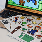 Product image Super Mario - Mushroom Kingdom Stickers