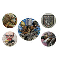 Product image Attack on Titan - Season 3 Button 5er Set