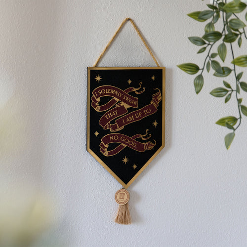 Product image Harry Potter - I Solemnly Swear Alumni Wooden Wall Sign