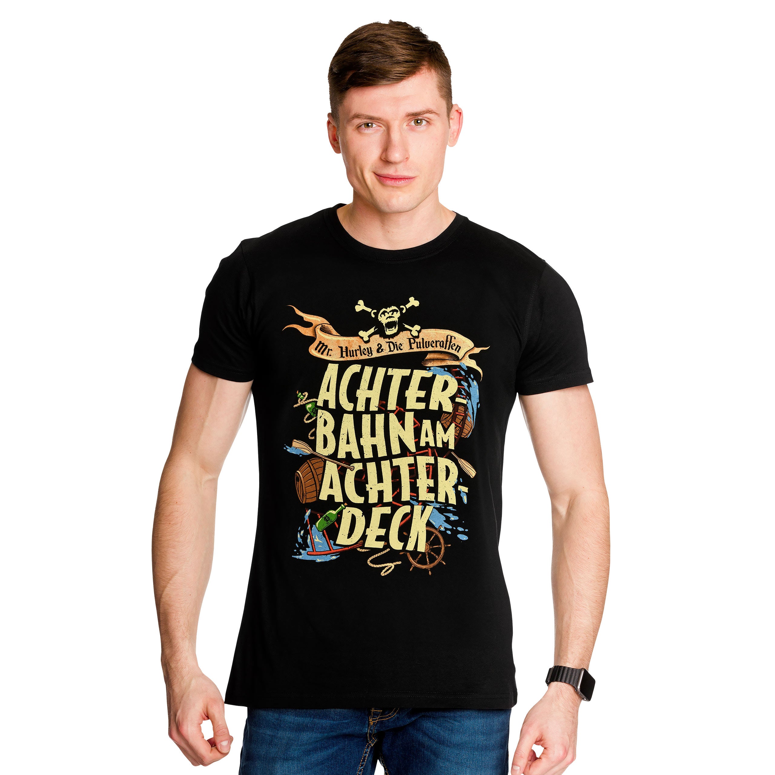Product image Mr. Hurley & The Powder Monkeys - Roller Coaster T-Shirt Black