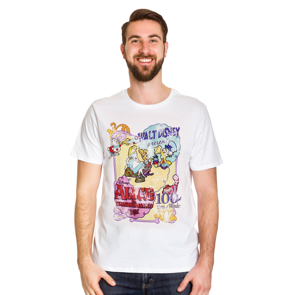 Product image Alice in Wonderland - Vintage Poster T-Shirt white