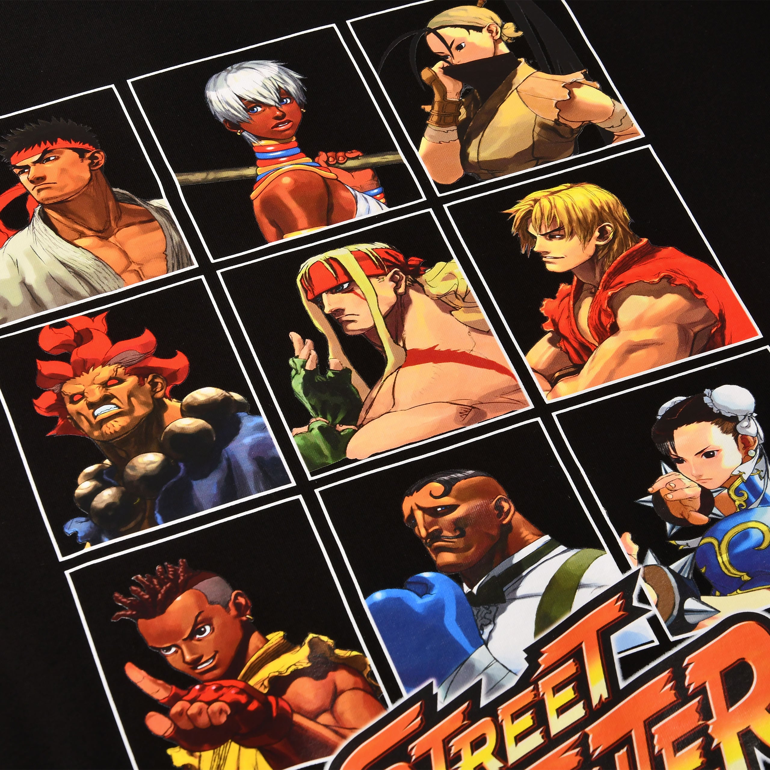 Product image Street Fighter - Characters T-Shirt Black