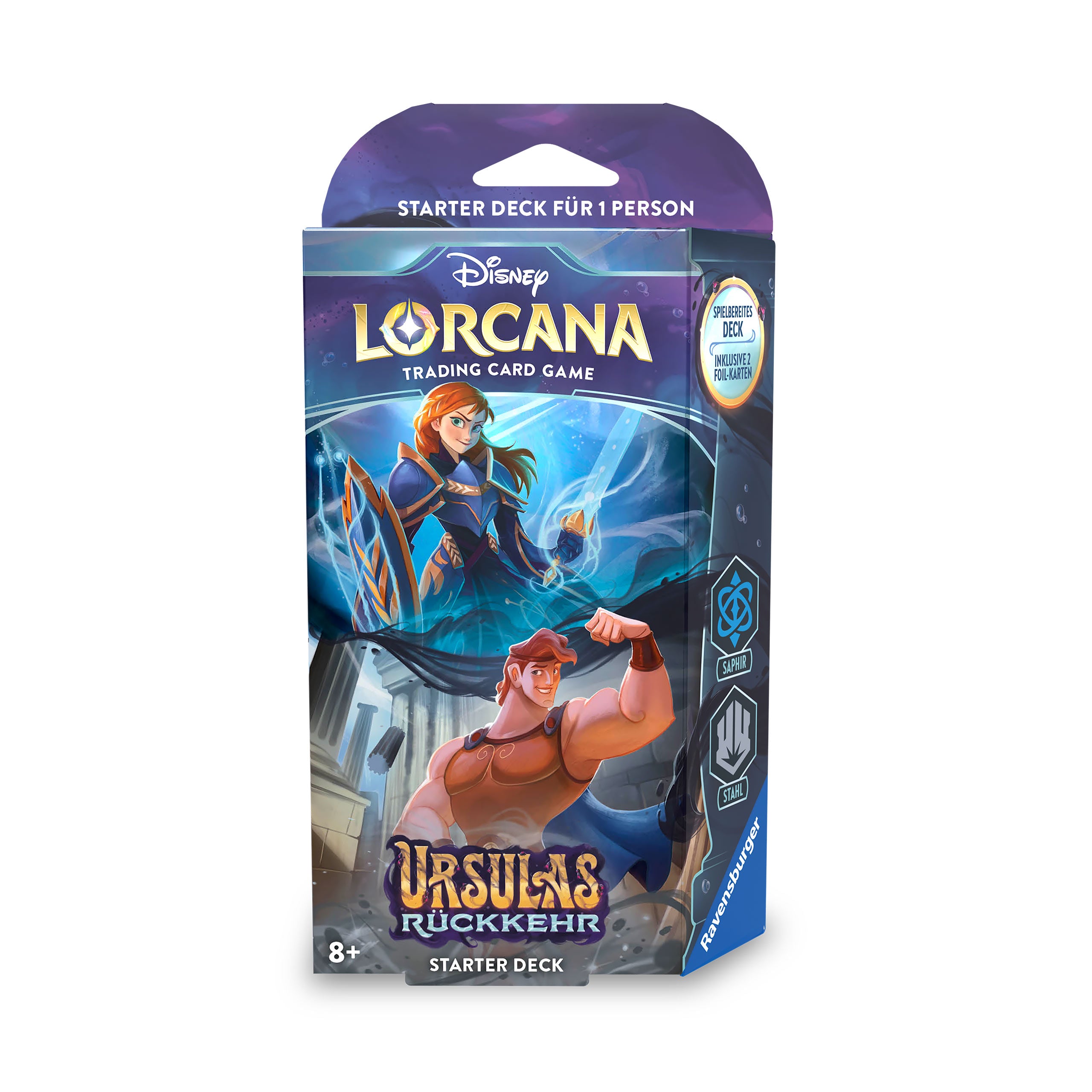 Product image Disney Lorcana Sapphire and Steel Starter Set - Ursula's Return Trading Card Game