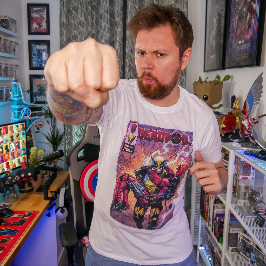 Product image Deadpool and Wolverine Best Bubs Comics T-Shirt White