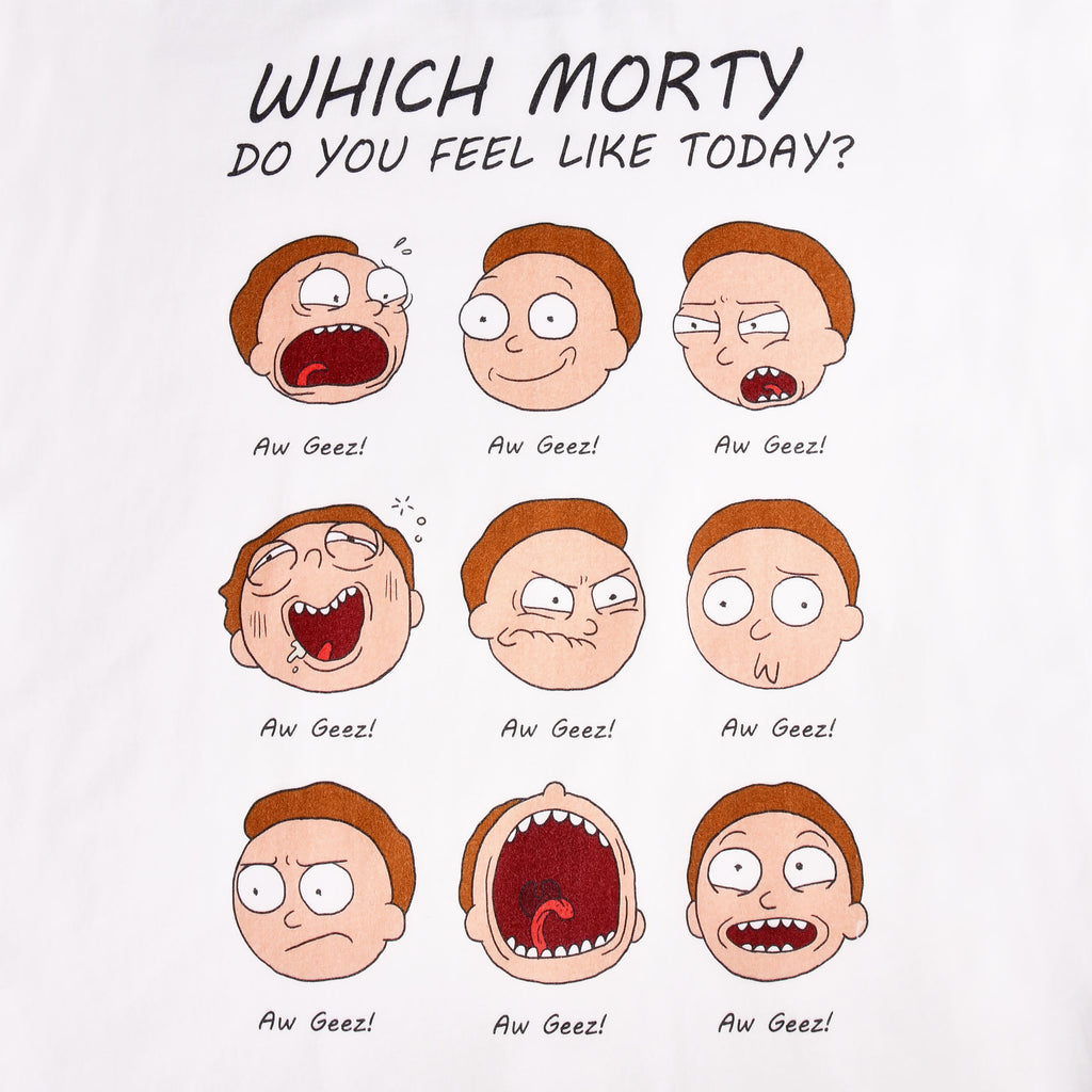 Product image Rick and Morty - Emotion of Morty white T-Shirt