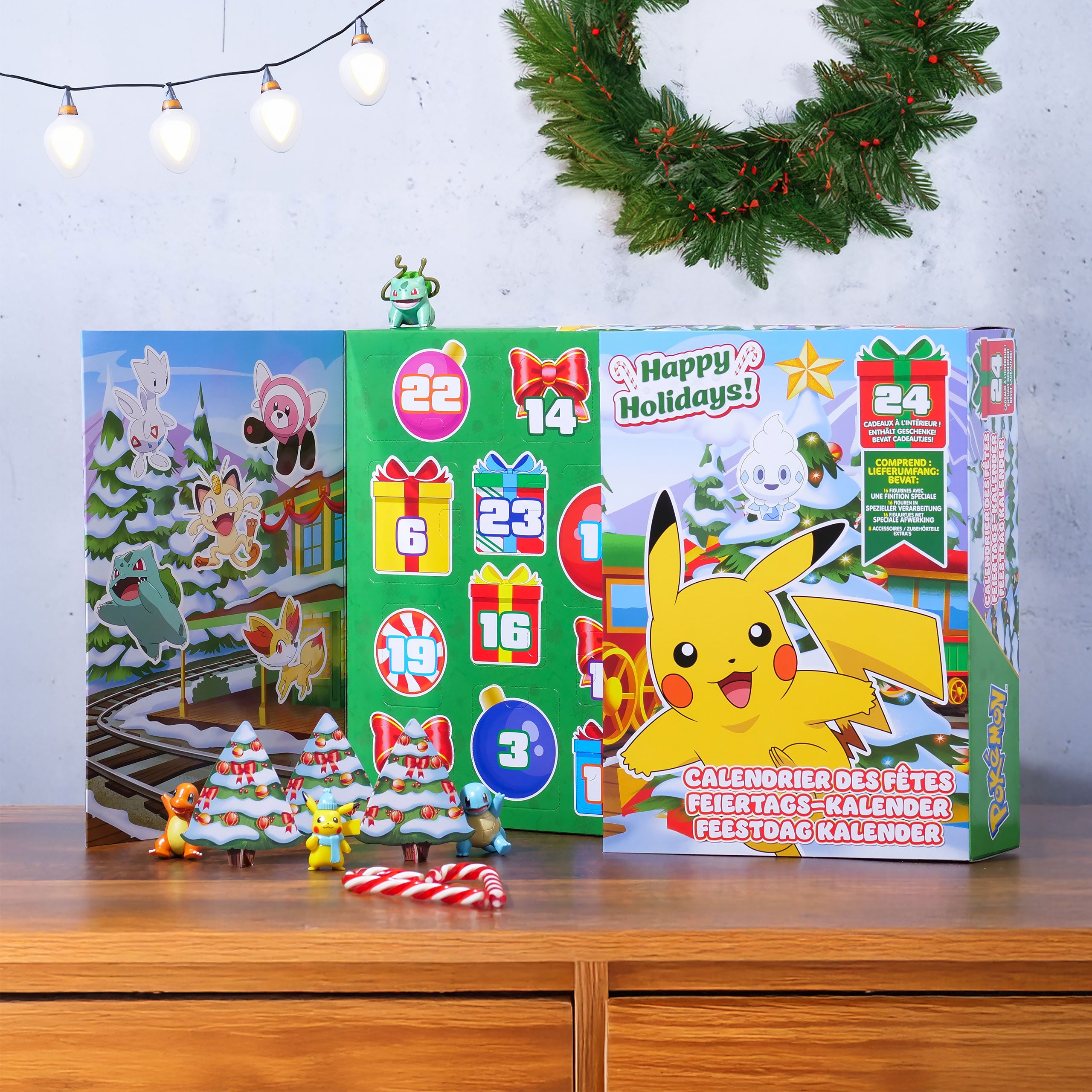 Product image Pikachu Happy Holidays Advent Calendar - Pokemon