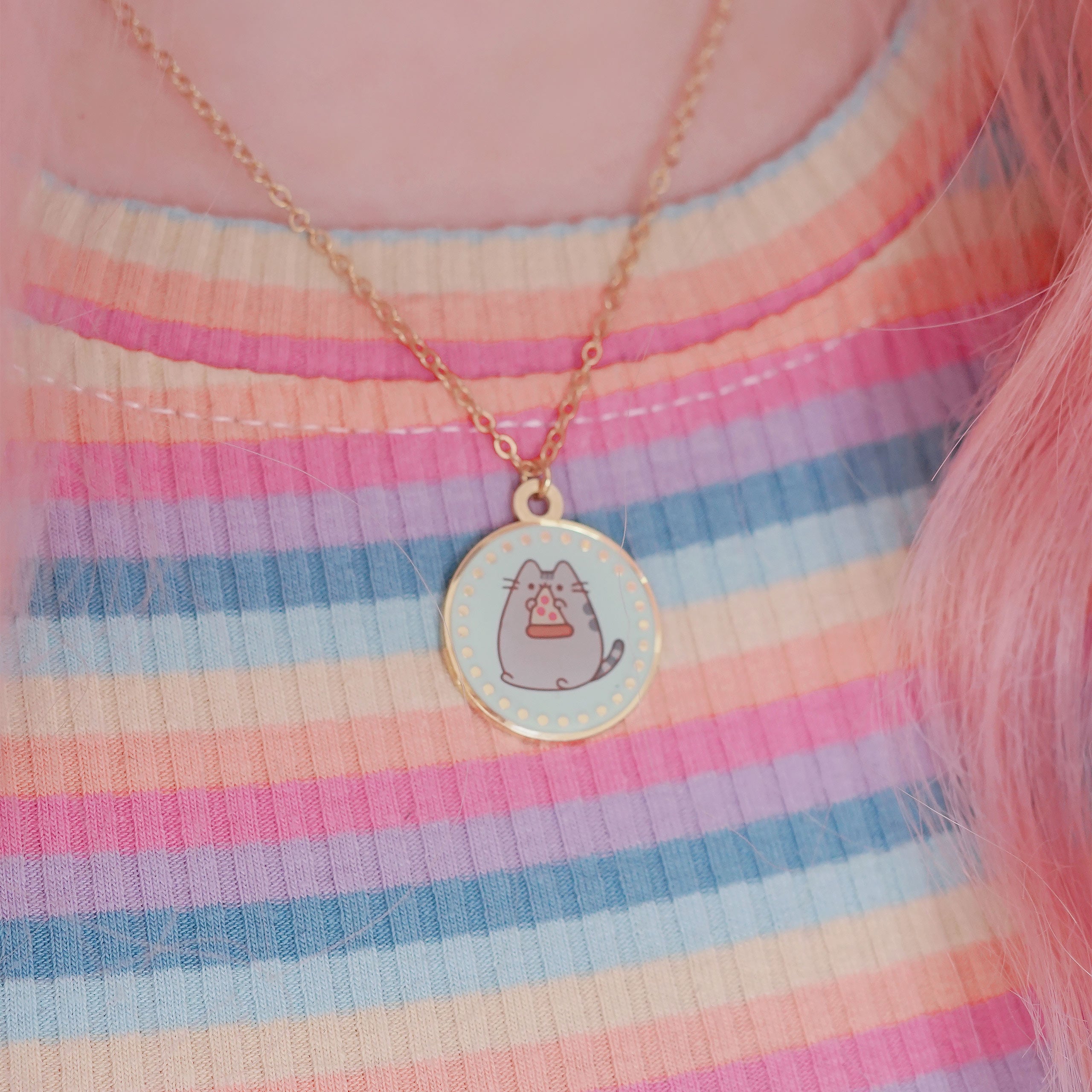 Product image Pusheen - Eat Pizza Necklace