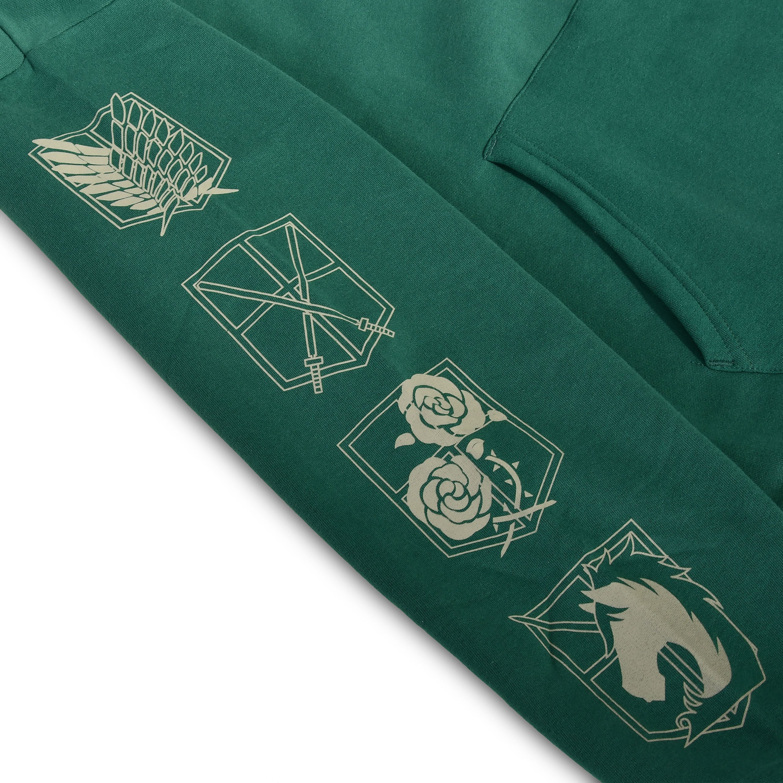 Product image Scout Symbol Military Hoodie Green - Attack on Titan