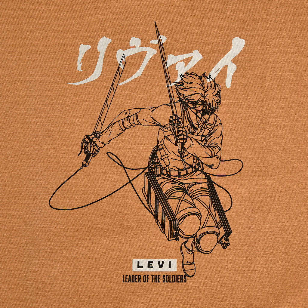 Product image Attack on Titan - Levi Oversize T-Shirt Orange
