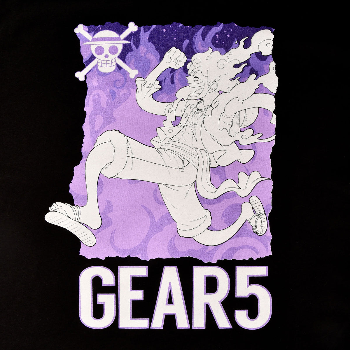 Product image One Piece: Gear 5 - Monkey D. Luffy T-Shirt Black