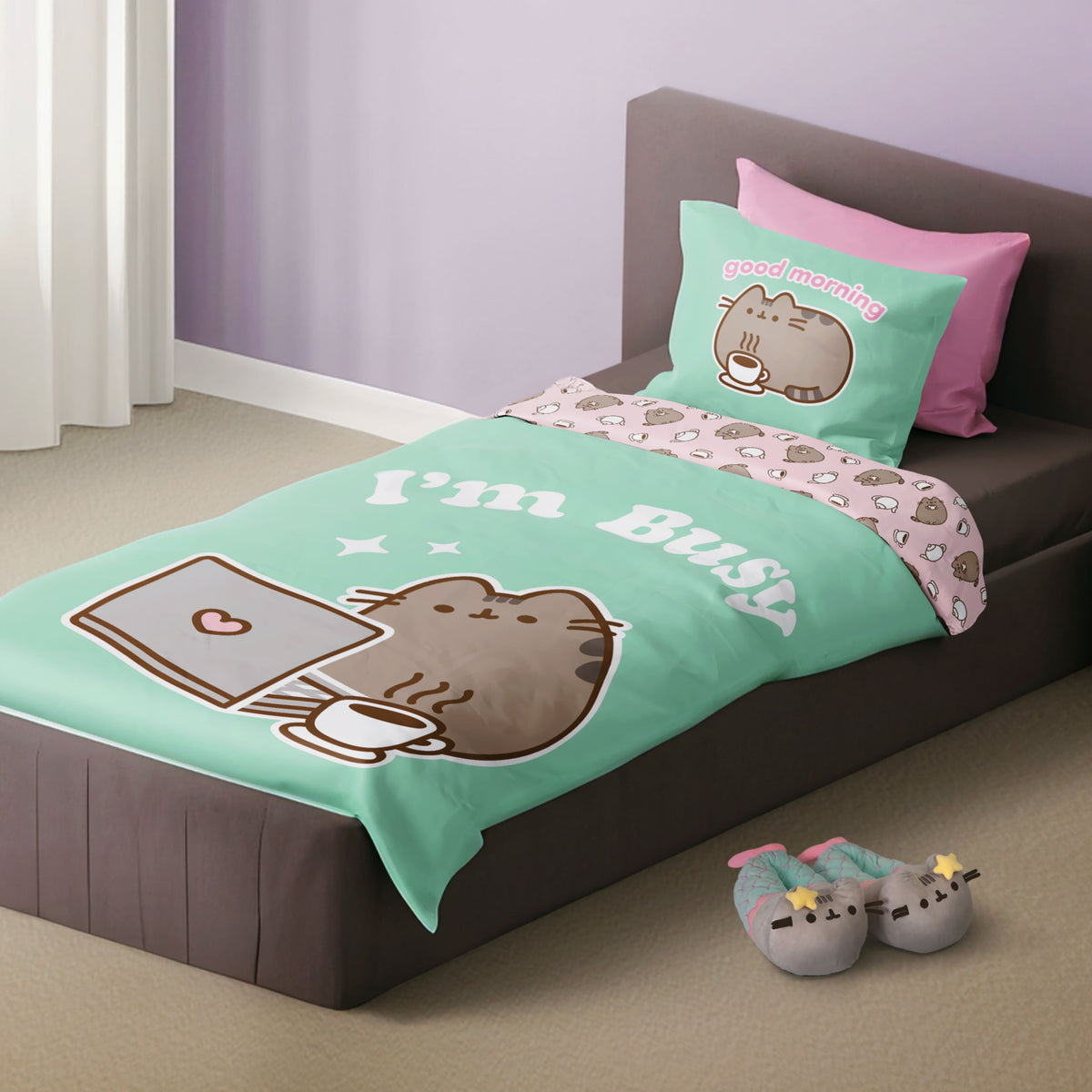 Product image Pusheen - Reversible bedding with Glow in the Dark effect
