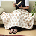 Product image Totoro - Silhouette Fleece Blanket with Teddy Fleece