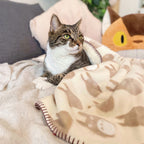Product image Totoro - Silhouette Fleece Blanket with Teddy Fleece