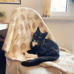 Product image Totoro - Silhouette Fleece Blanket with Teddy Fleece