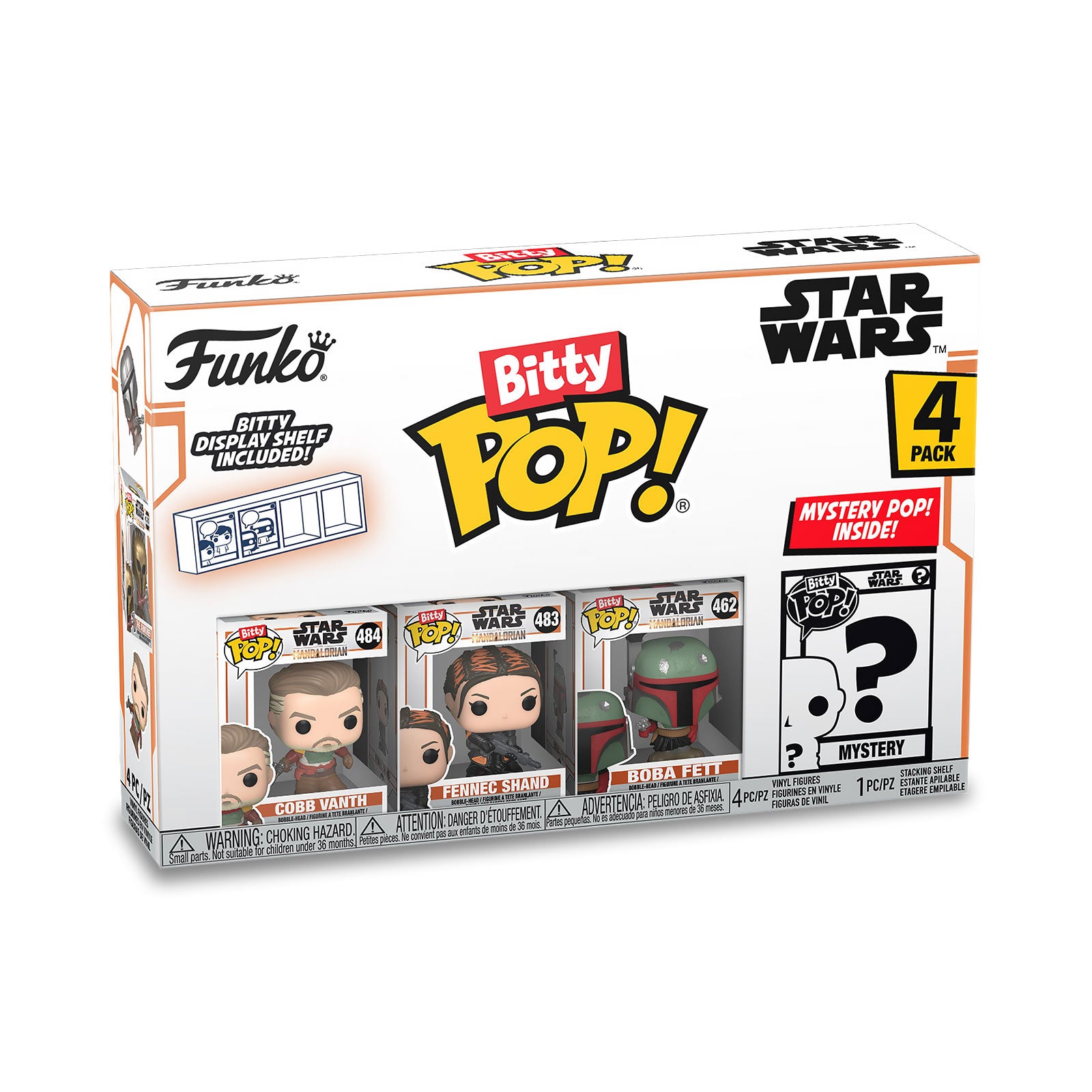 Product image Star Wars The Mandalorian - Funko Bitty Pop 4-piece Figure Set Series 3