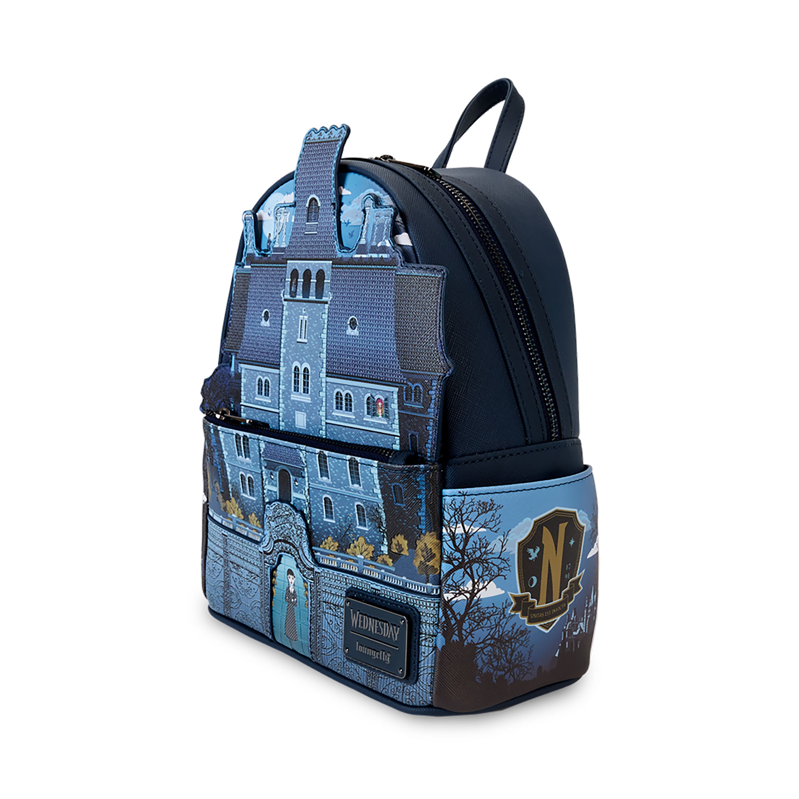 Product image Wednesday - Nevermore Academy Glow in the Dark Mini Backpack