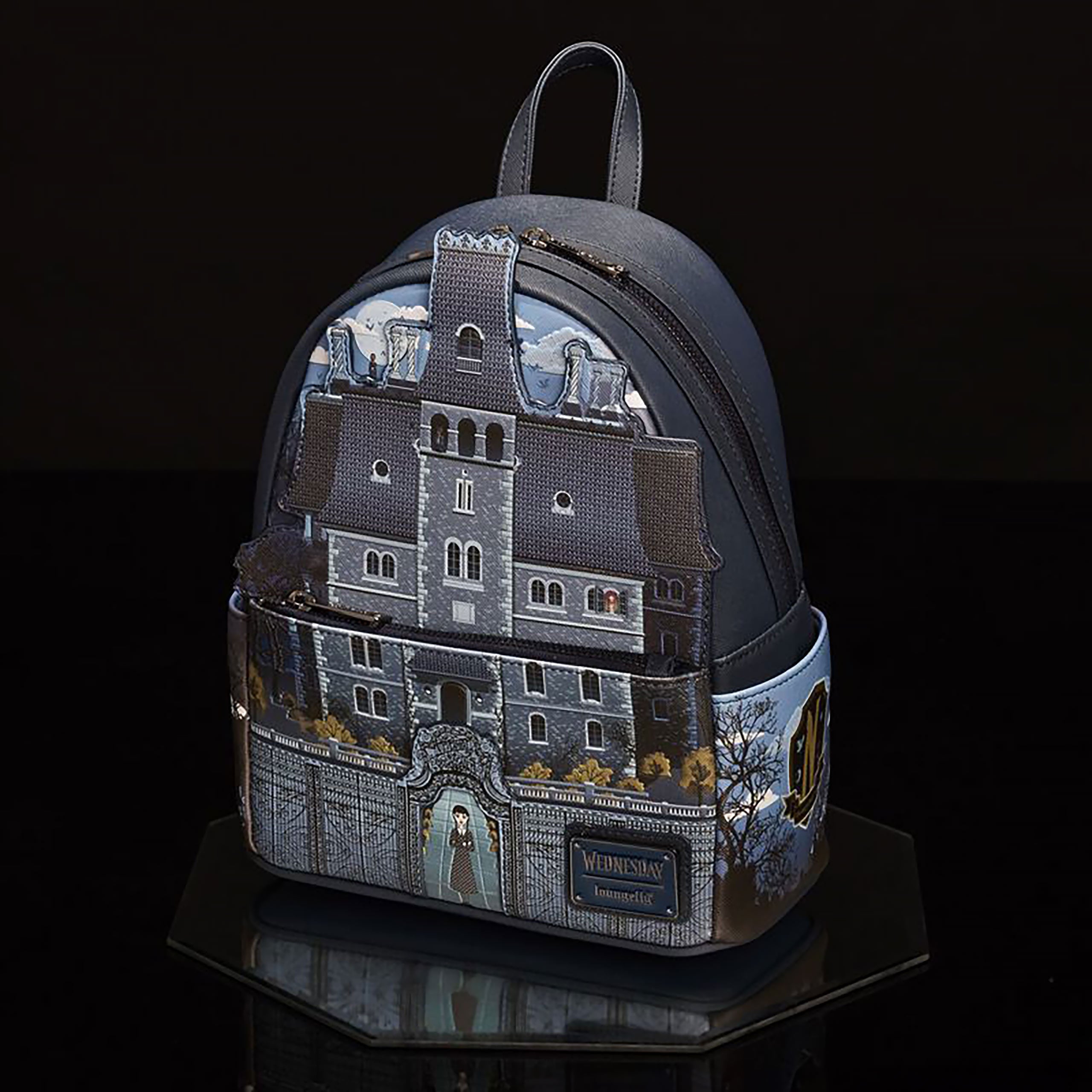 Product image Wednesday - Nevermore Academy Glow in the Dark Mini Backpack