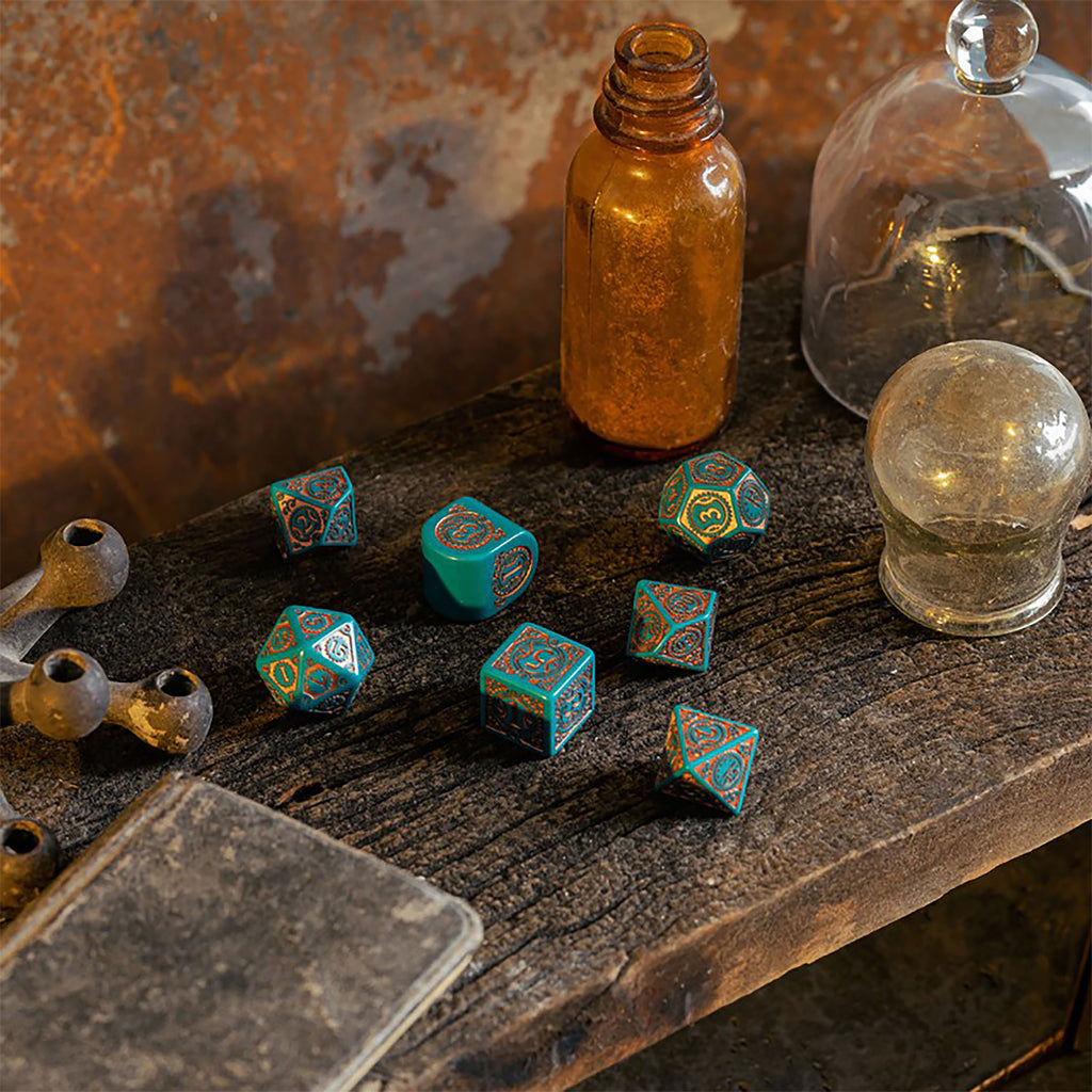 Product image Steampunk Clockwork Nautical Apparatus Modern RPG Dice Set 7pcs