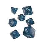 Product image Shimmering Llama Dice Set 7pcs blue-white