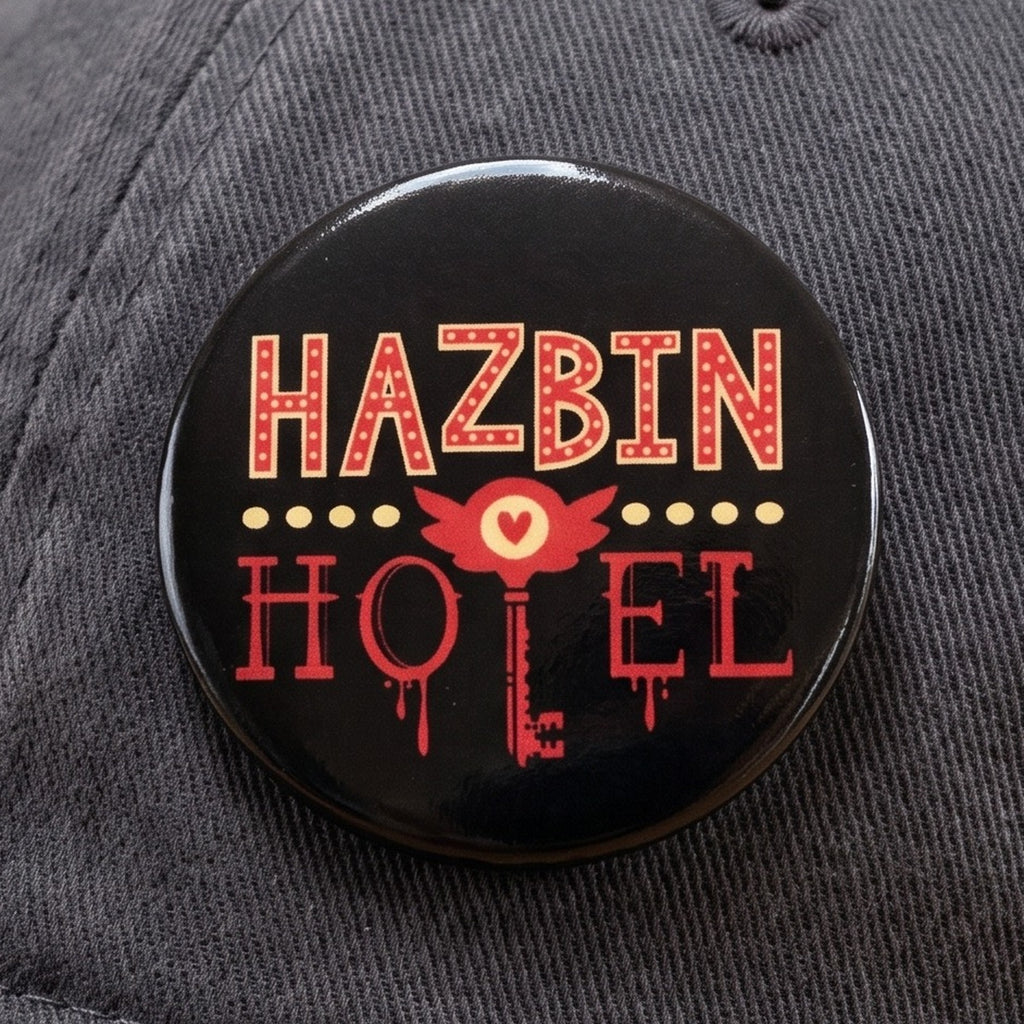 Product image Logo Button for Hazbin Hotel Fans