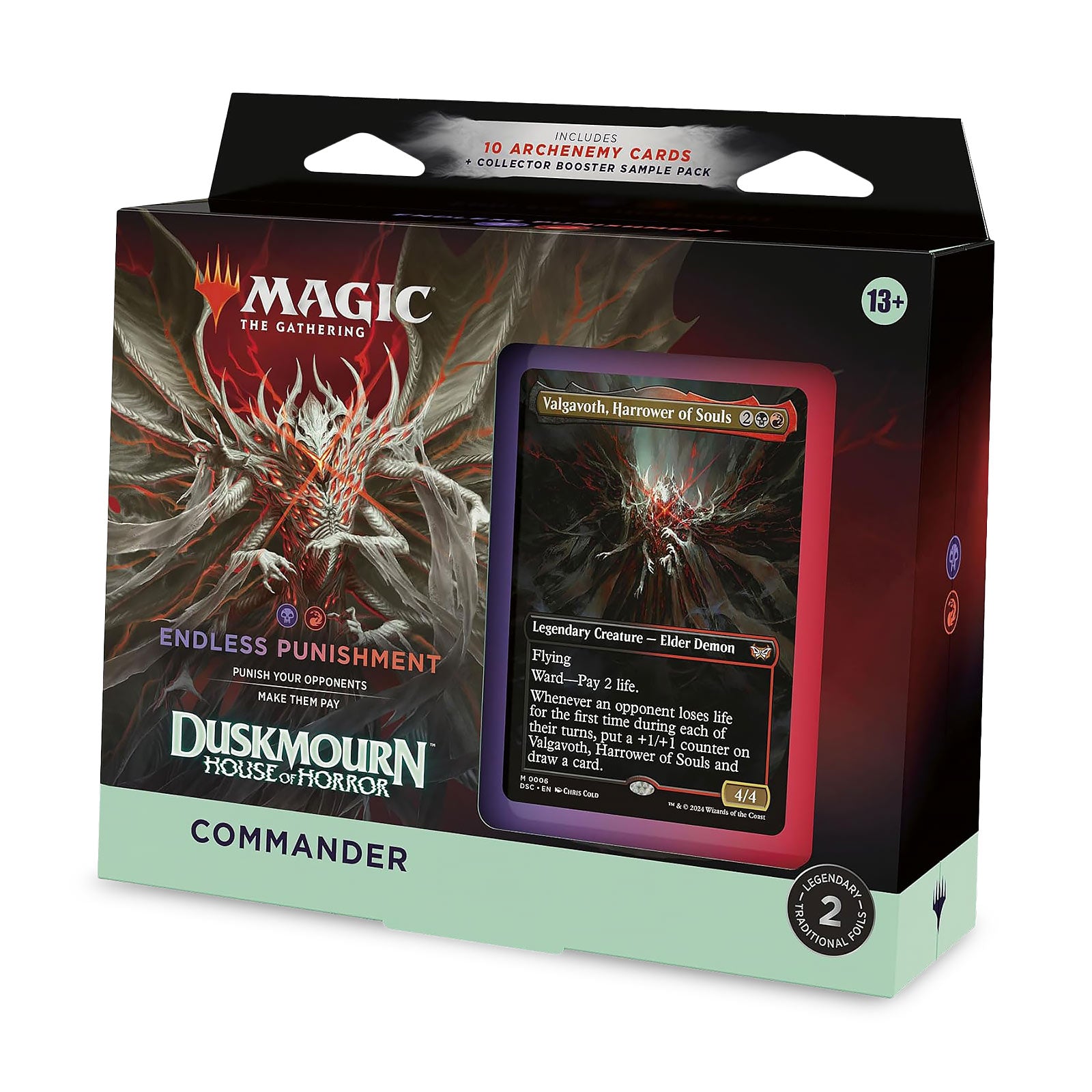 Product image Duskmourn: House of Horror Commander Deck Endless Punishment - Magic The Gathering