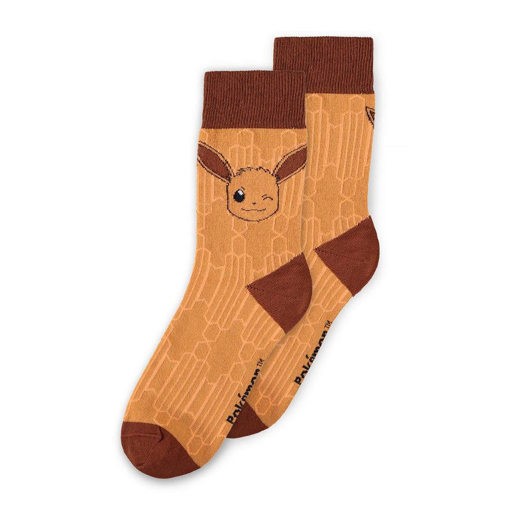 Product image Pokemon - Eevee Evolution Socks 3-Pack Brown-Black-Pink