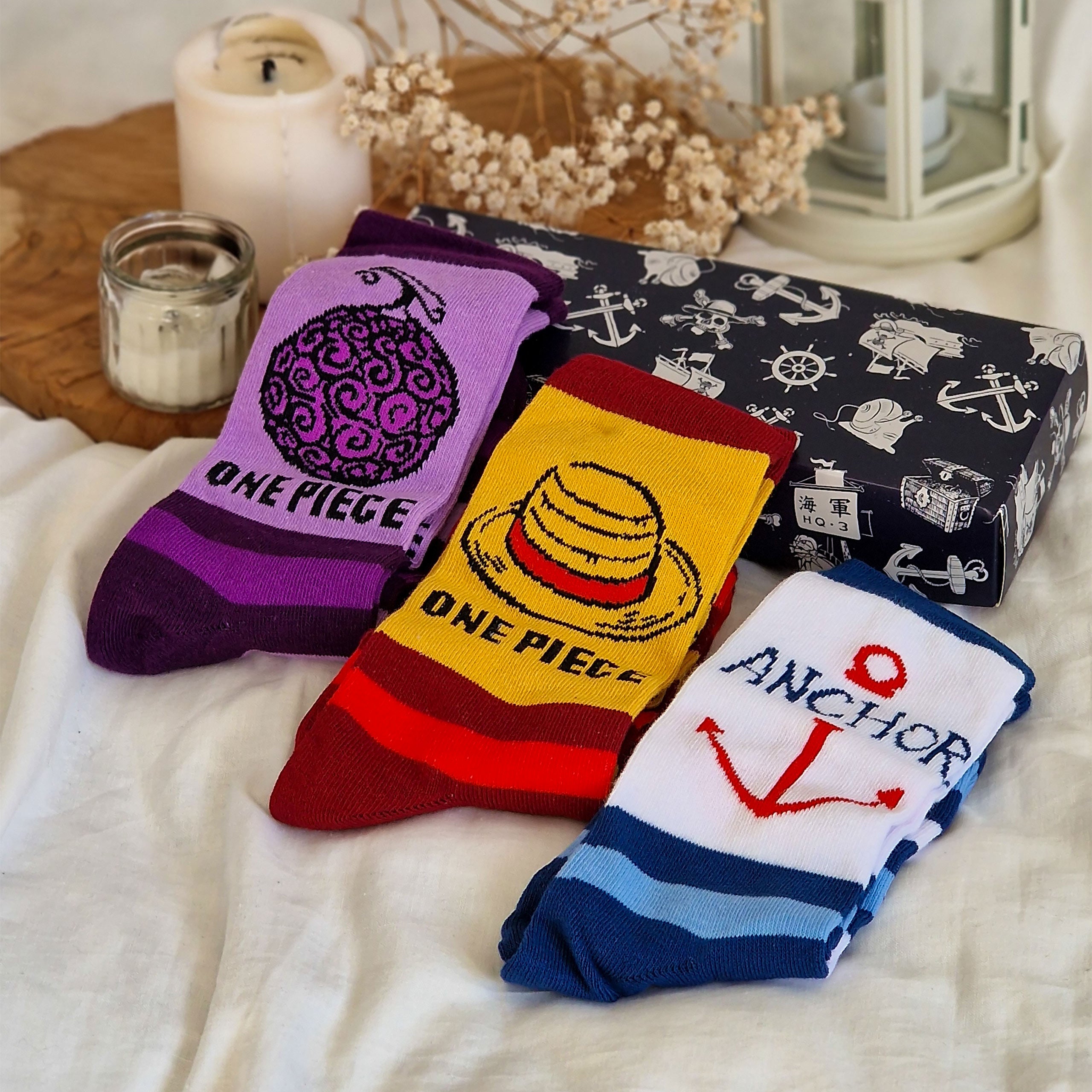 Product image One Piece Socks 3-Pack in Gift Box