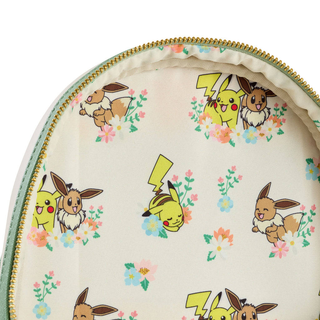 Product image Pokemon - Pikachu and Eevee Floral Mini Backpack