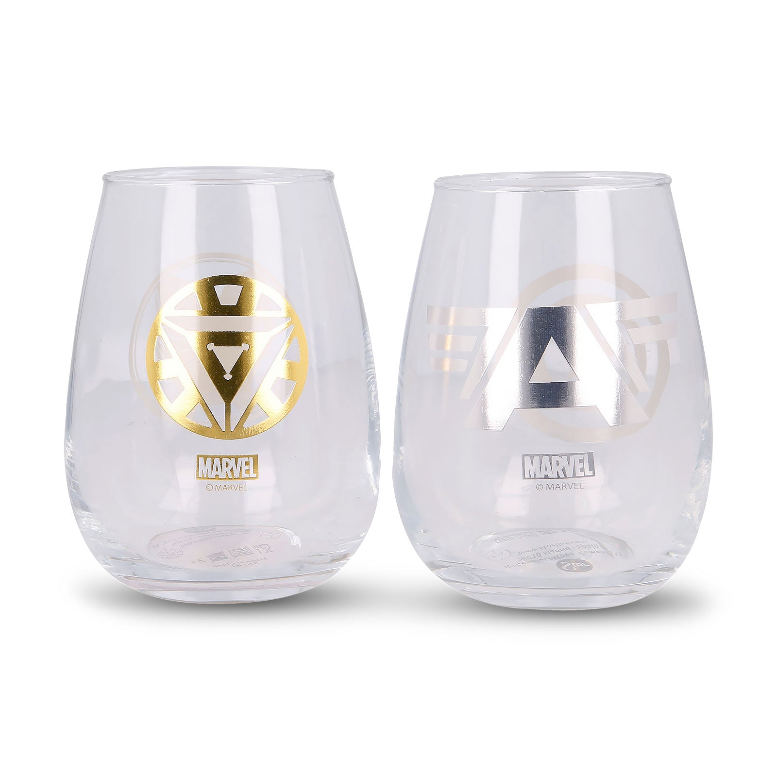 Product image Marvel Avengers - Iron Man & Captain America Glasses 2-piece Set
