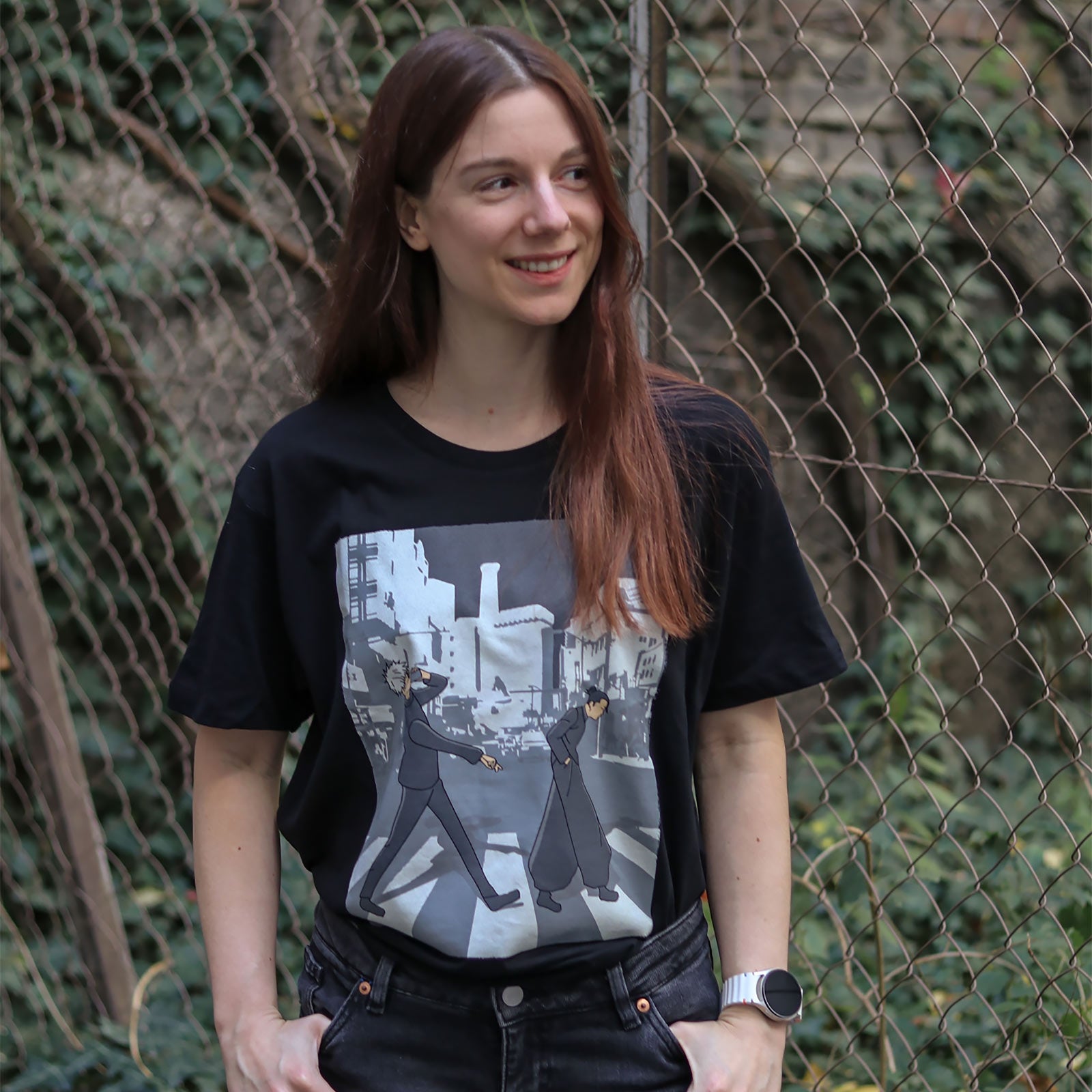 Product image Crosswalk T-Shirt for Jujutsu Kaisen fans black