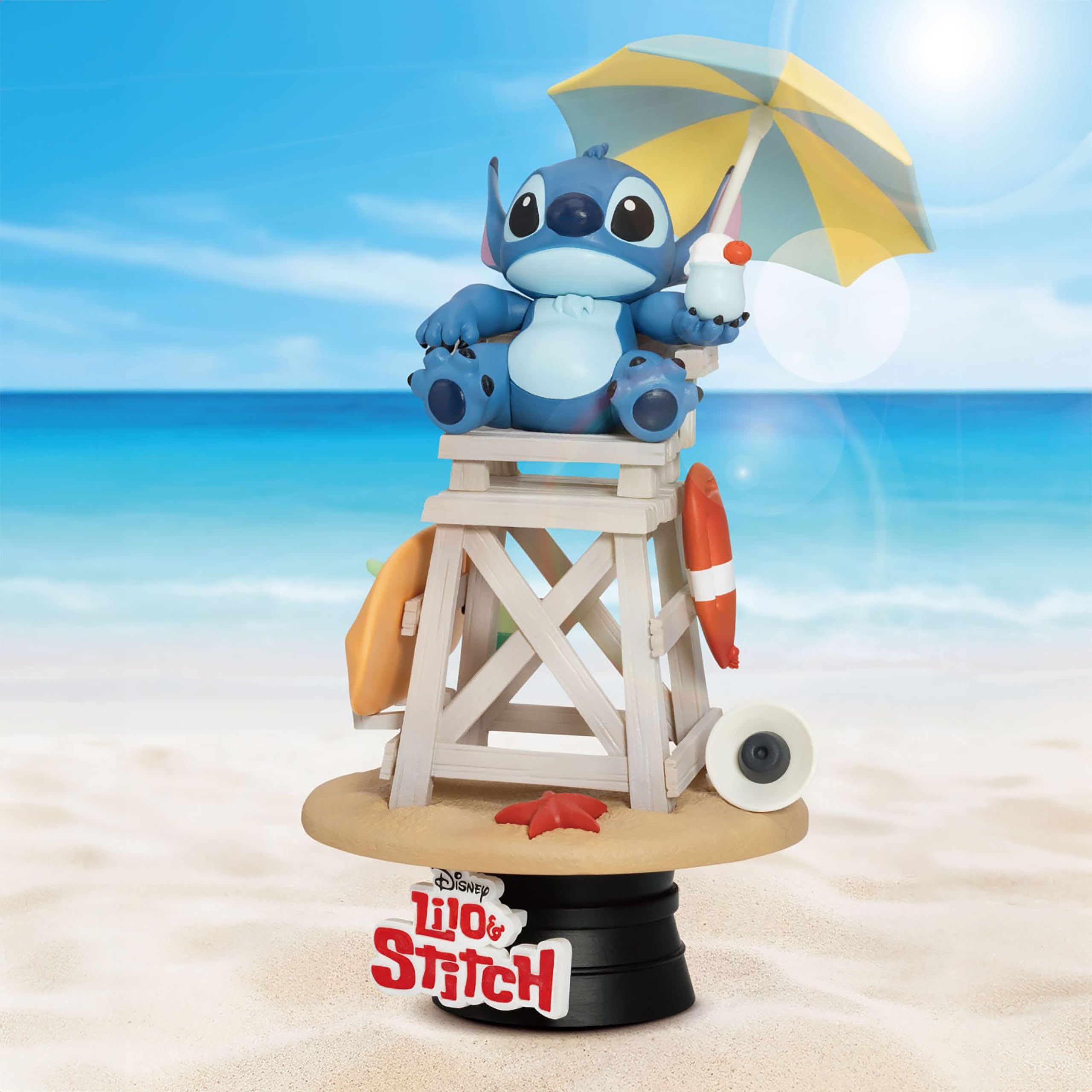 Product image Stitch Summer Vibe D-Stage Diorama Figure - Lilo & Stitch