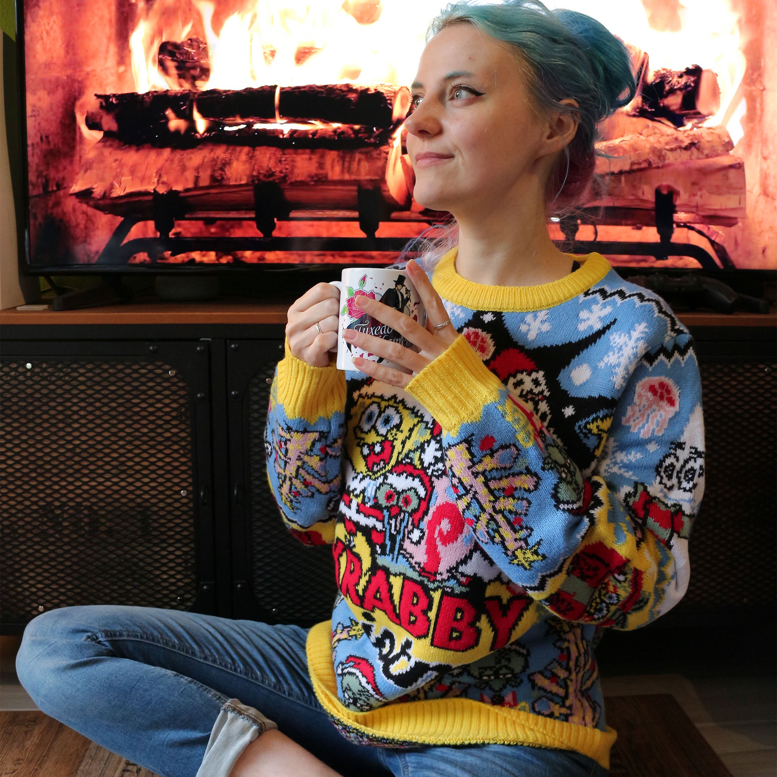 Product image SpongeBob - Krabby Christmas Knit Sweater