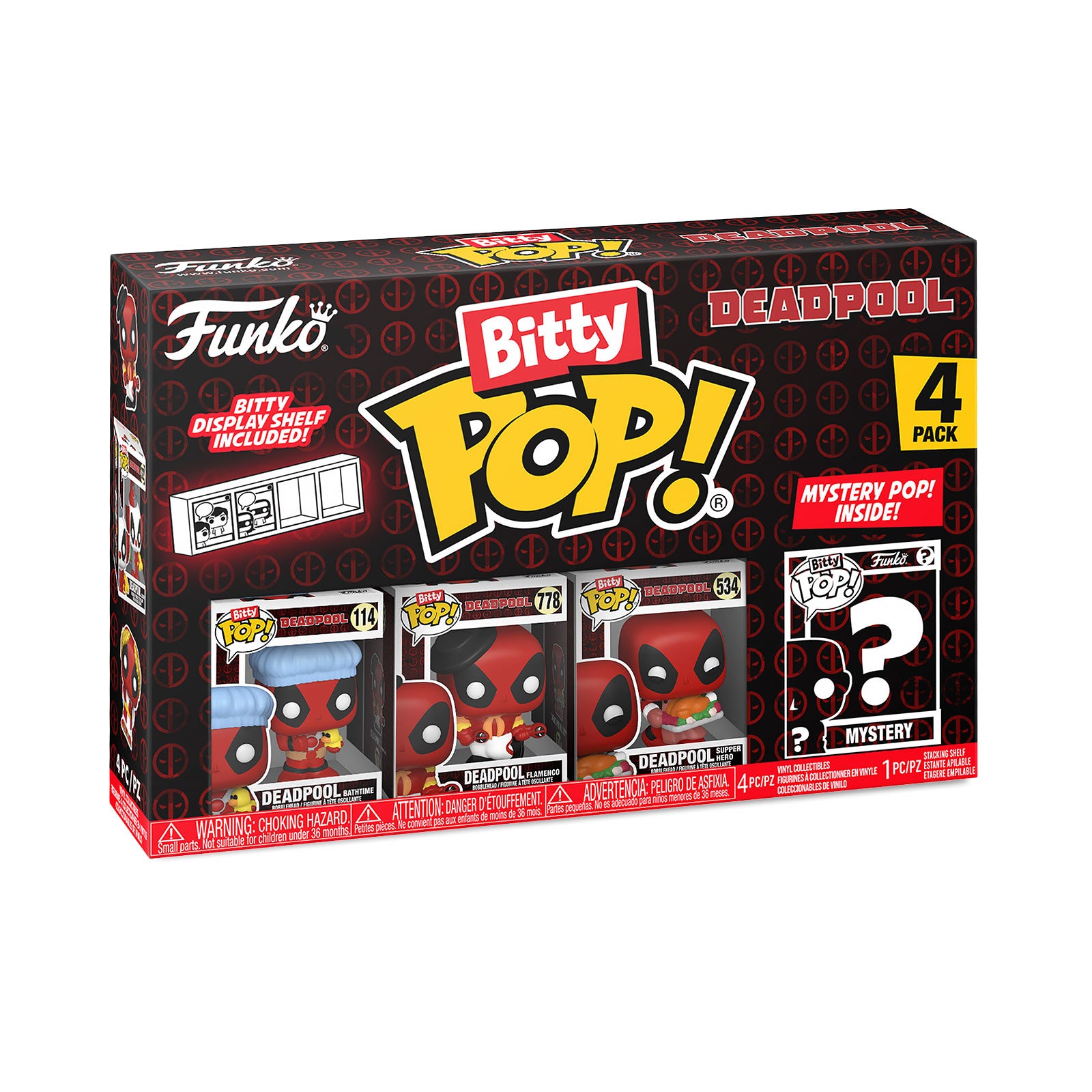 Product image Deadpool - Funko Bitty Pop 4-piece Figure Set Series 2