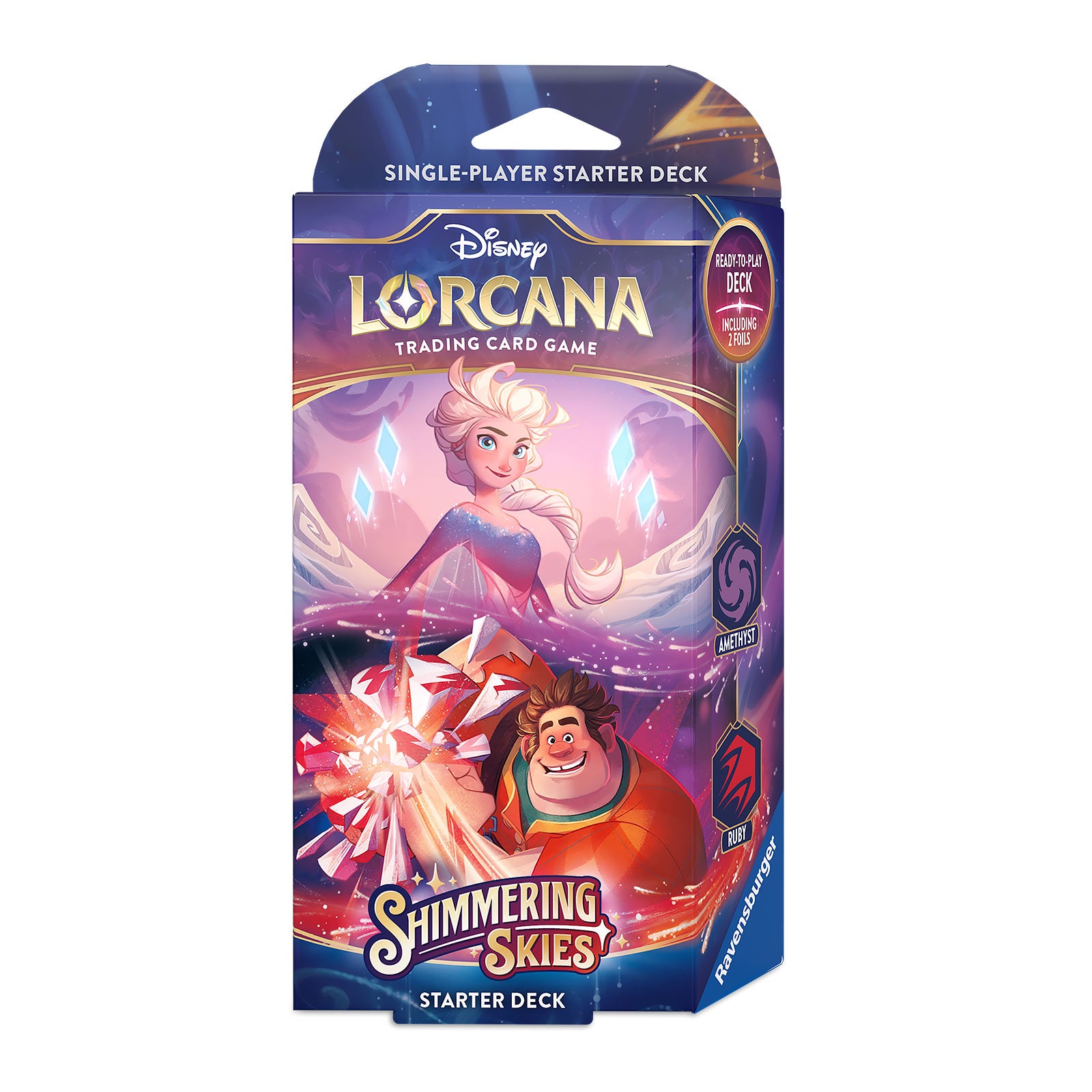 Product image Disney Lorcana Amethyst and Ruby Starter Set - Shimmering Skies Trading Card Game