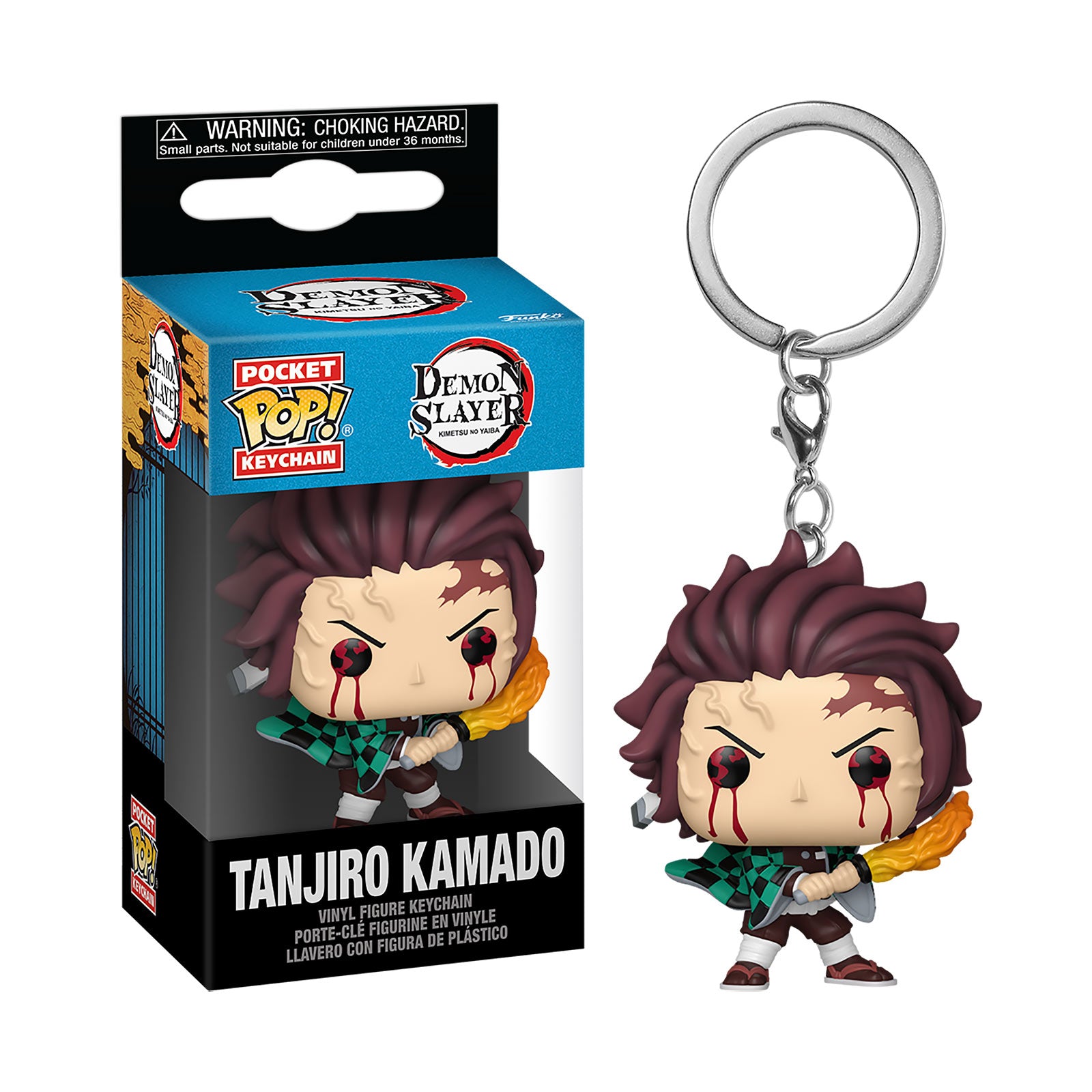 Product image Demon Slayer – Tanjiro (Sun Breathing) Funko Pop Keychain