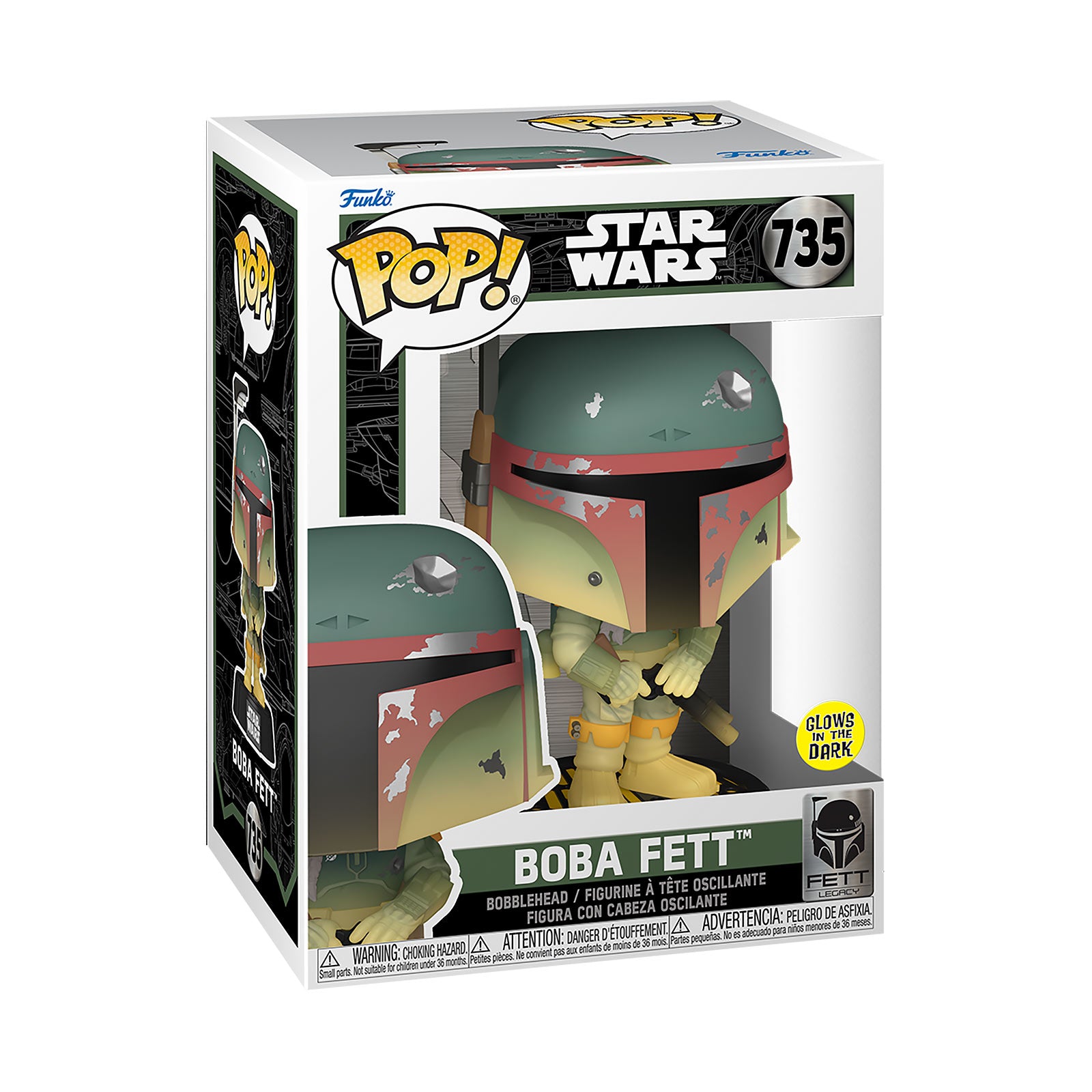 Product image Star Wars - Boba Fett Glow in the Dark Funko Pop Bobblehead Figure