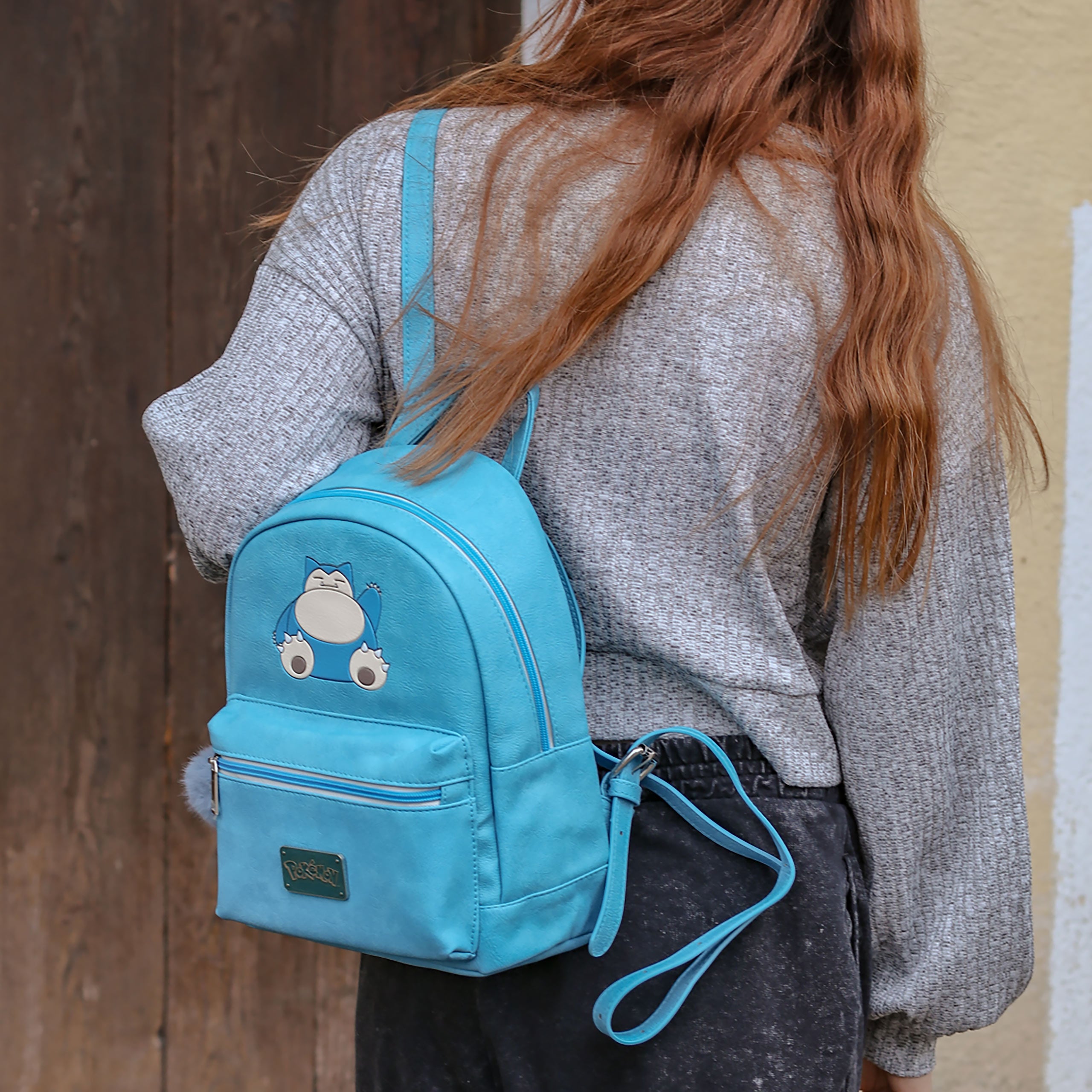 Product image Pokemon - Sleeping Snorlax Mini Backpack Blue