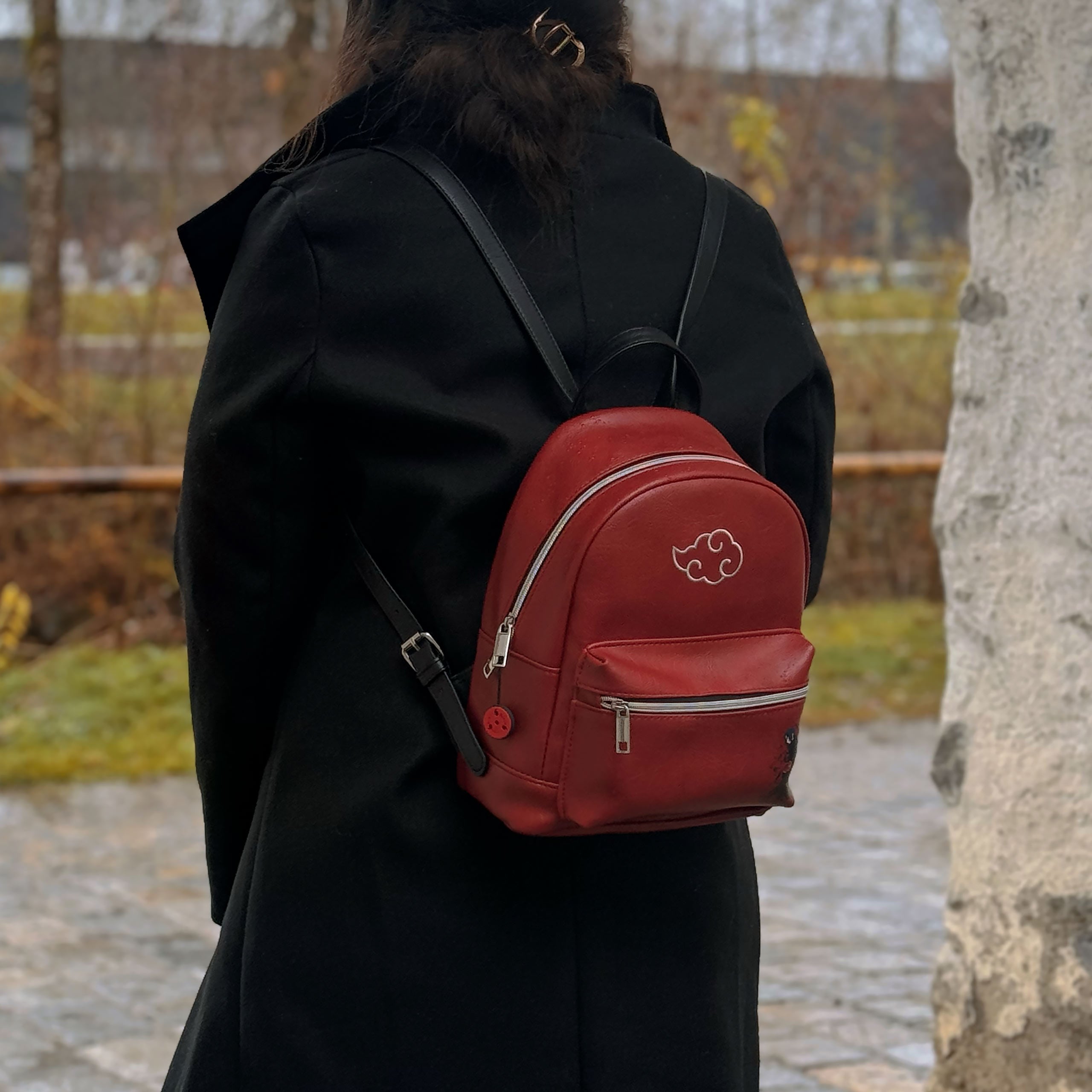 Product image Naruto - Akatsuki Mini Backpack Red