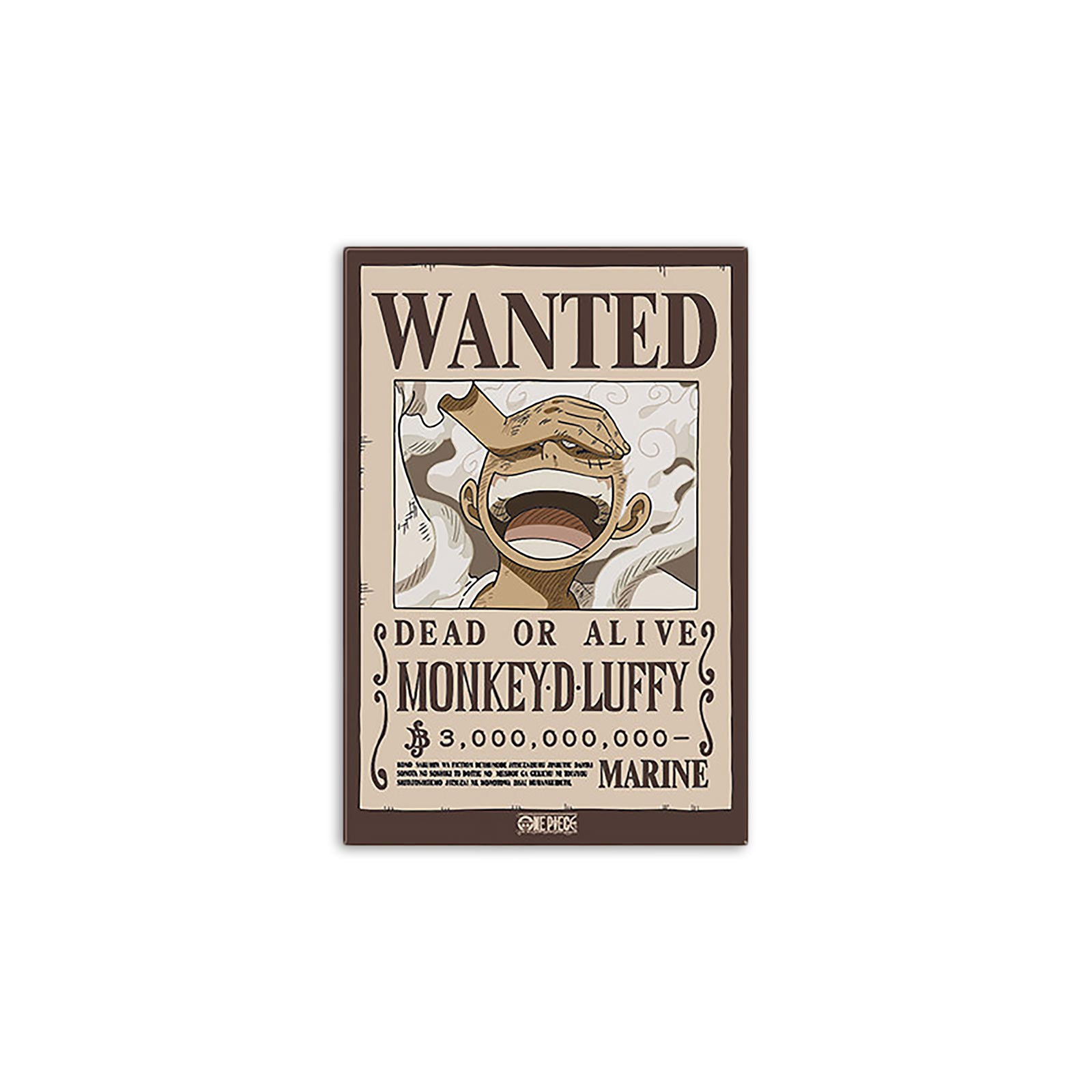 Product image One Piece - Wanted Luffy Magnet
