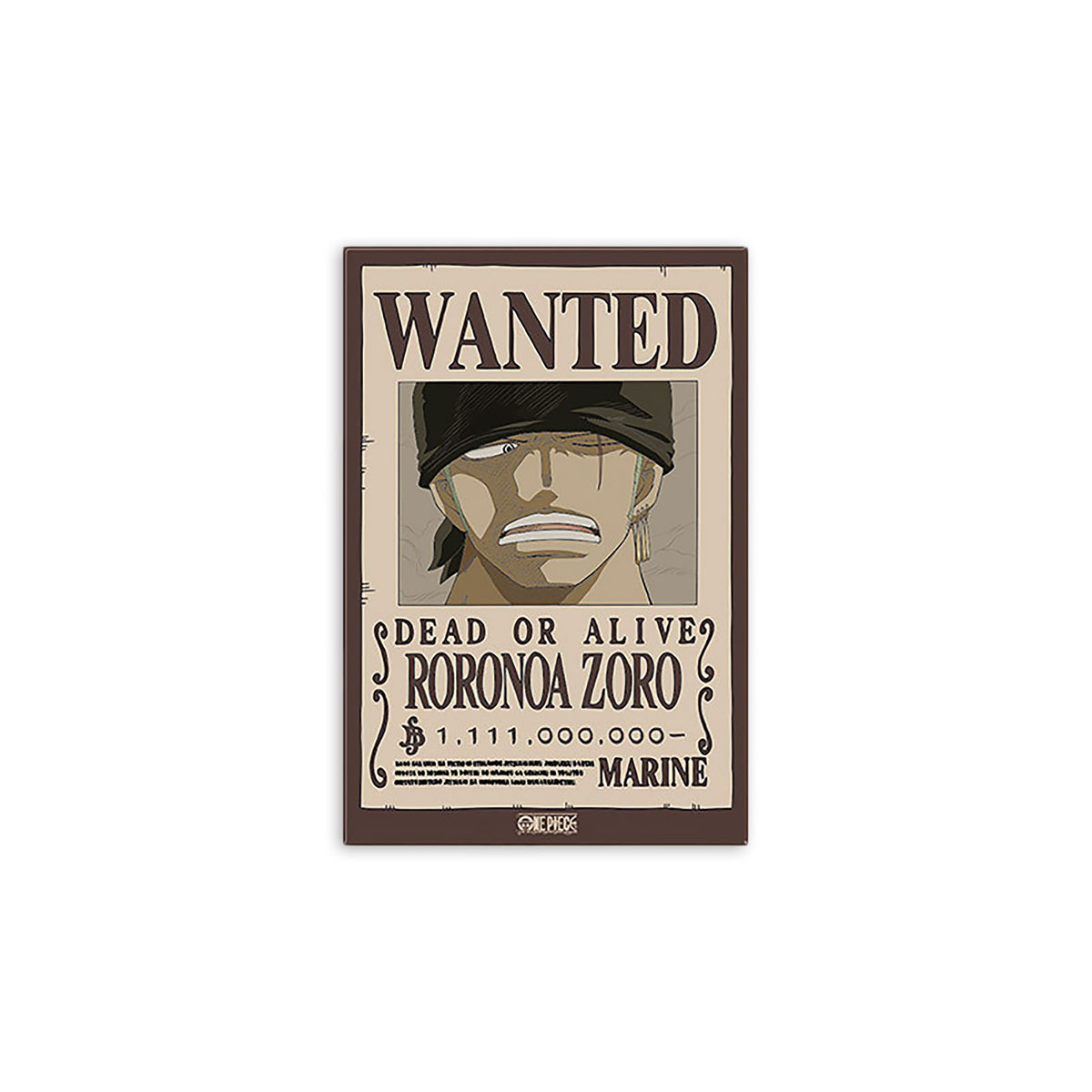 Product image One Piece - Wanted Zoro Magnet