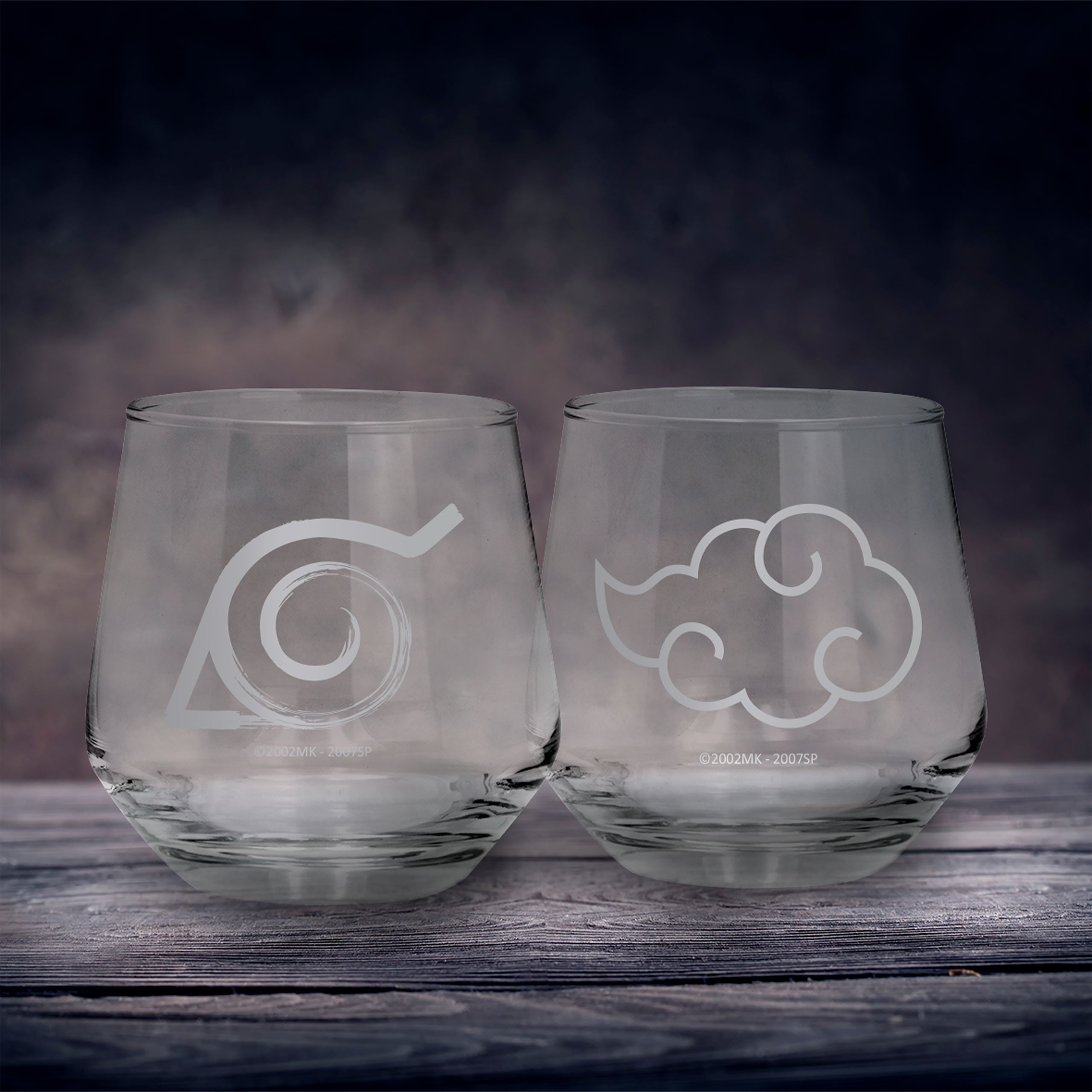 Product image Naruto Shippuden - Konoha & Akatsuki Glasses 2-piece Set