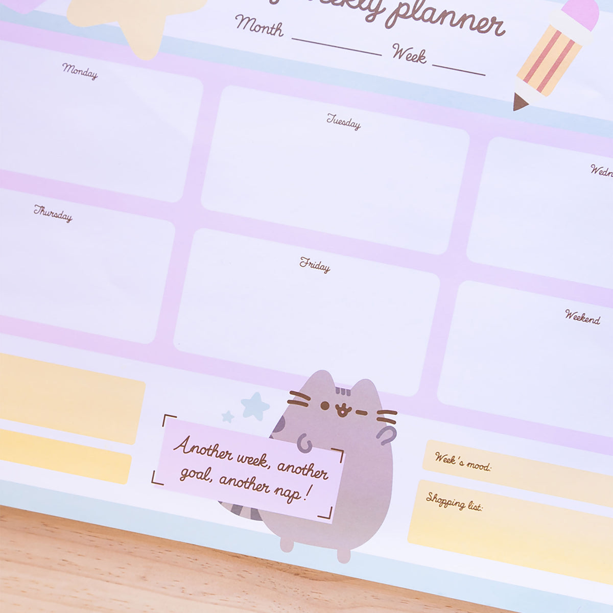 Product image Pusheen - Eat and Sleep Weekly Planner