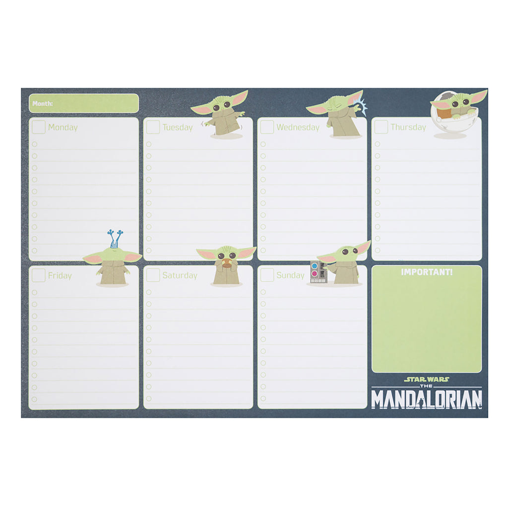 Product image Grogu Weekly Planner - Star Wars The Mandalorian