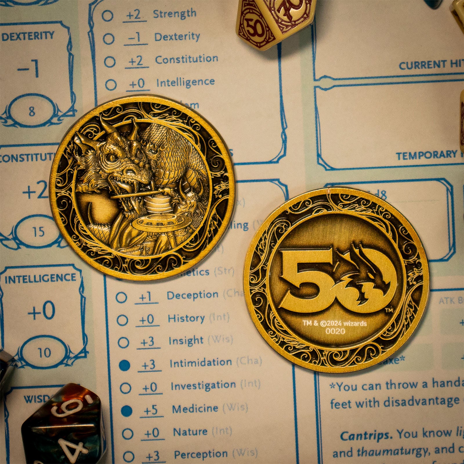 Product image Dungeons & Dragons - 50th Anniversary Collector's Coin Limited Edition