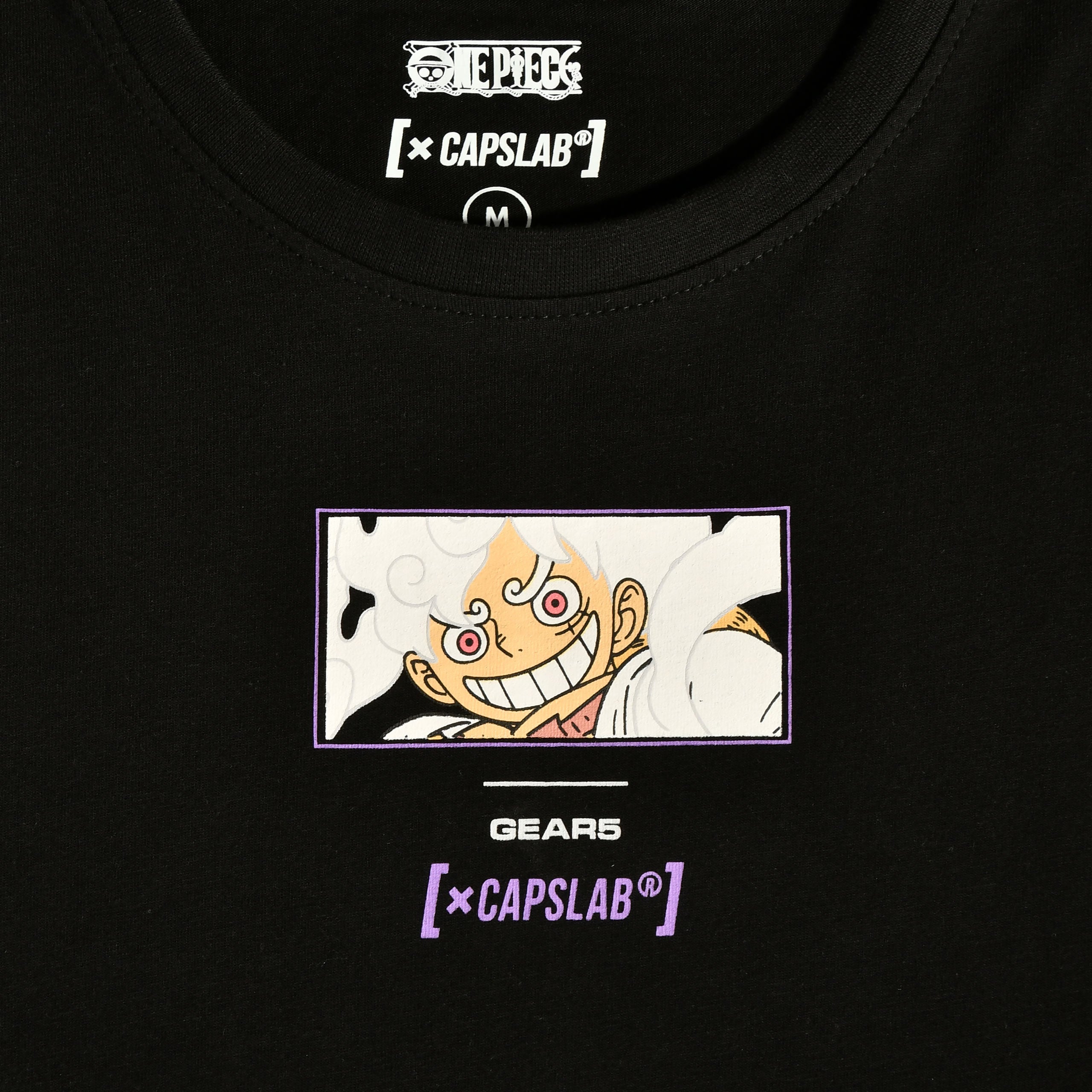 Product image One Piece - Monkey D. Luffy Gear 5 Capslab T-Shirt black