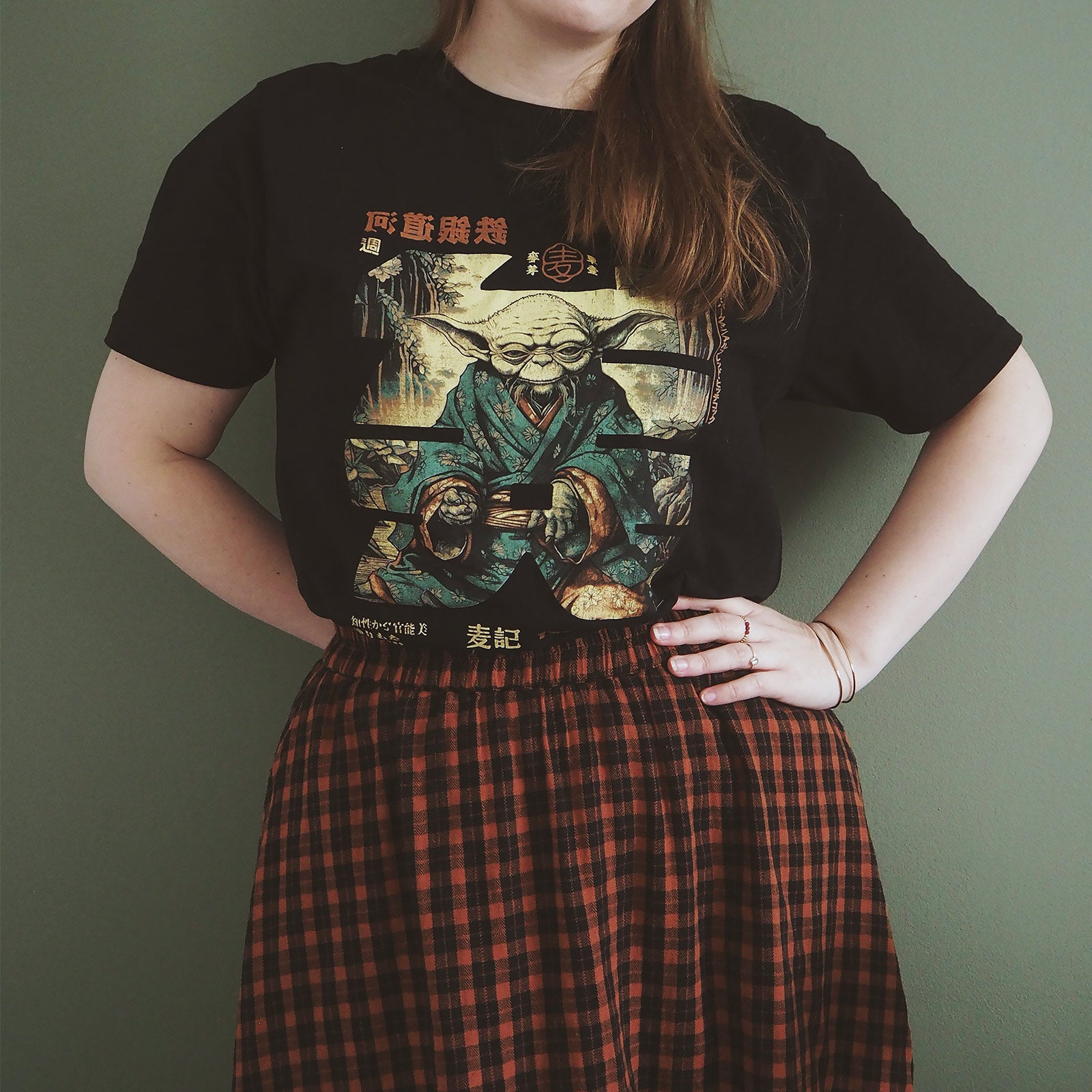 Product image The Force Calligraphy T-Shirt for Star Wars Fans Black