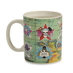 Product image One Piece - South Blue Map Heat Changing Mug