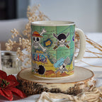 Product image One Piece - South Blue Map Heat Changing Mug