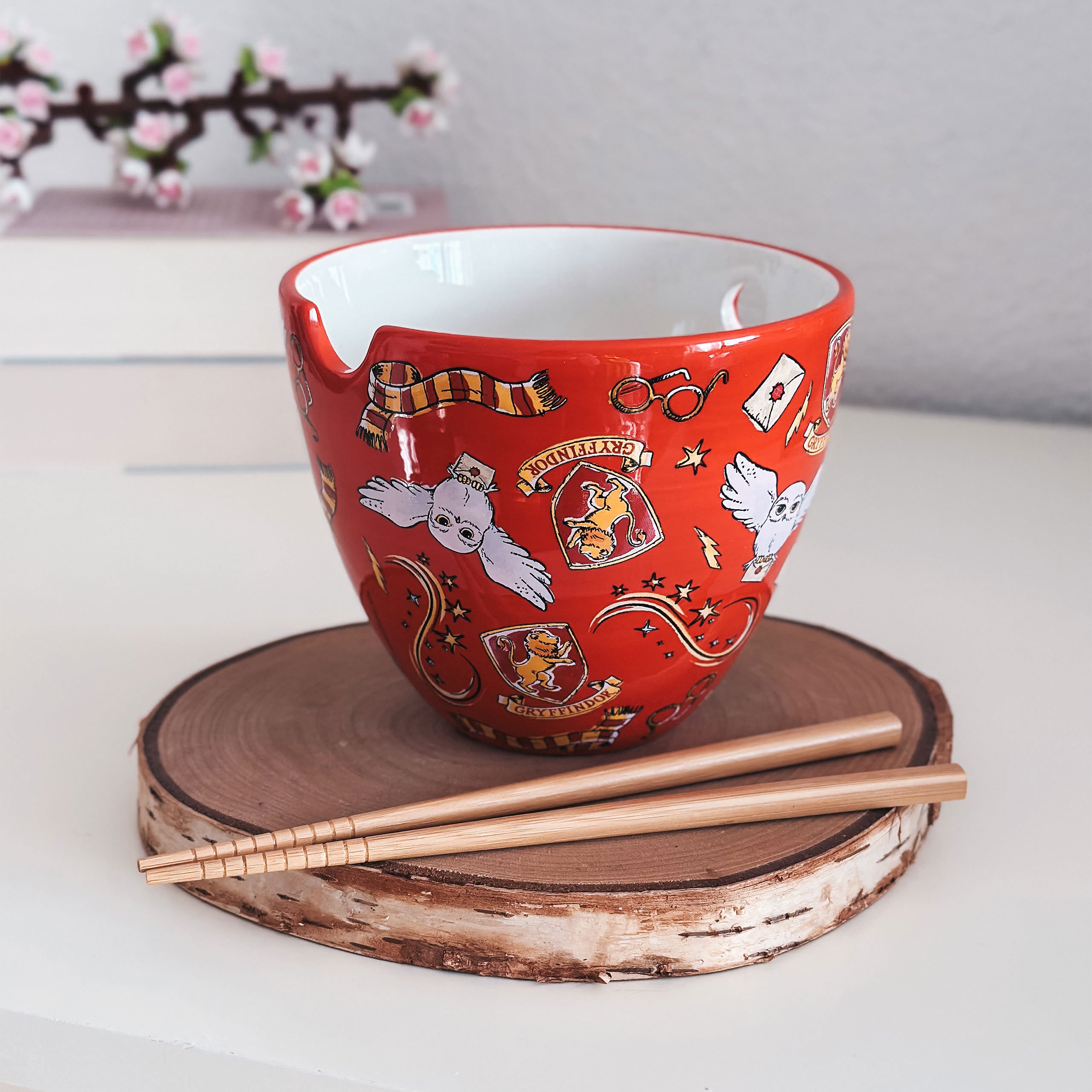 Product image Magic Symbols Ramen Bowl with Chopsticks - Harry Potter