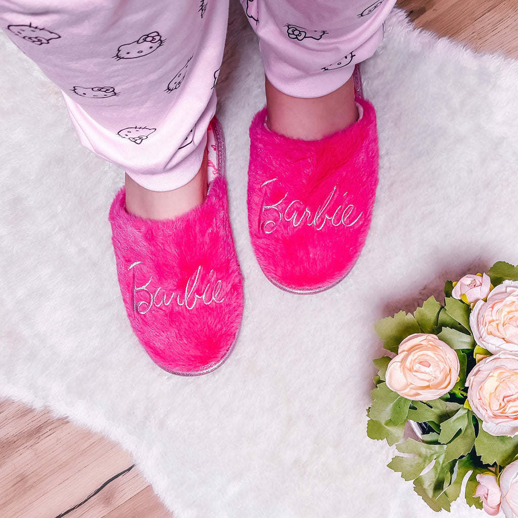 Product image Barbie - Logo Plush Slippers
